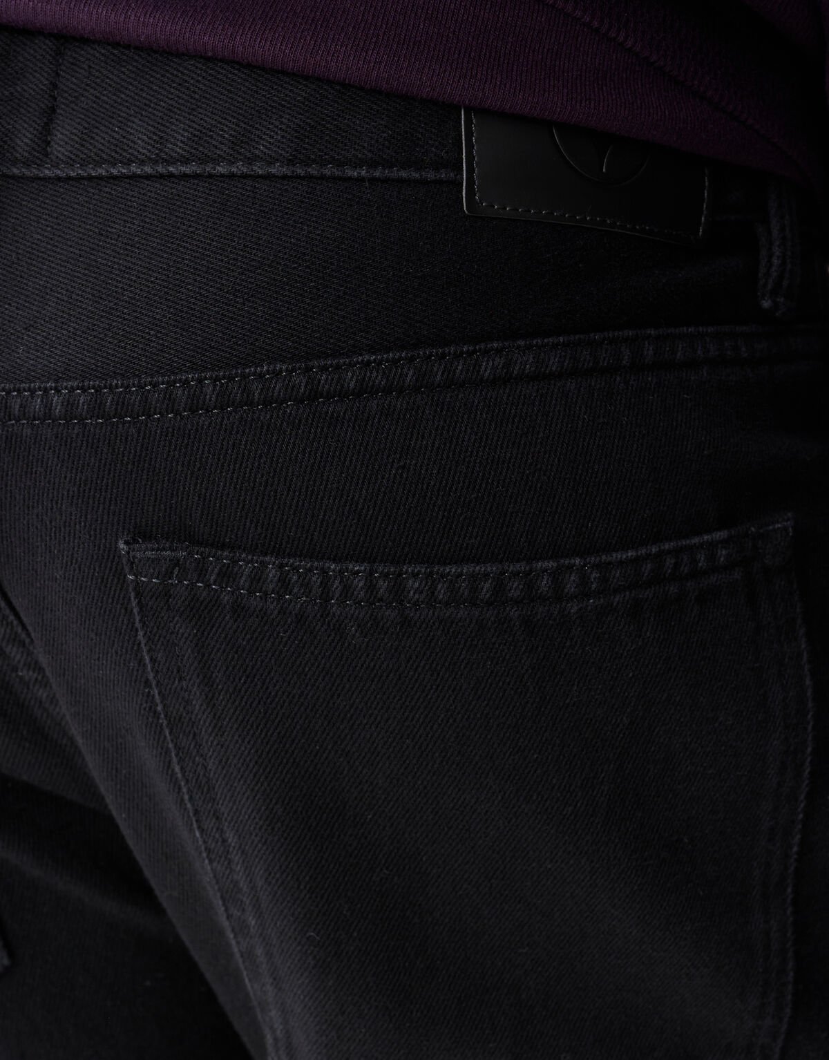 Relaxed Fit Jeans Washed Zwart SHOEBY MEN