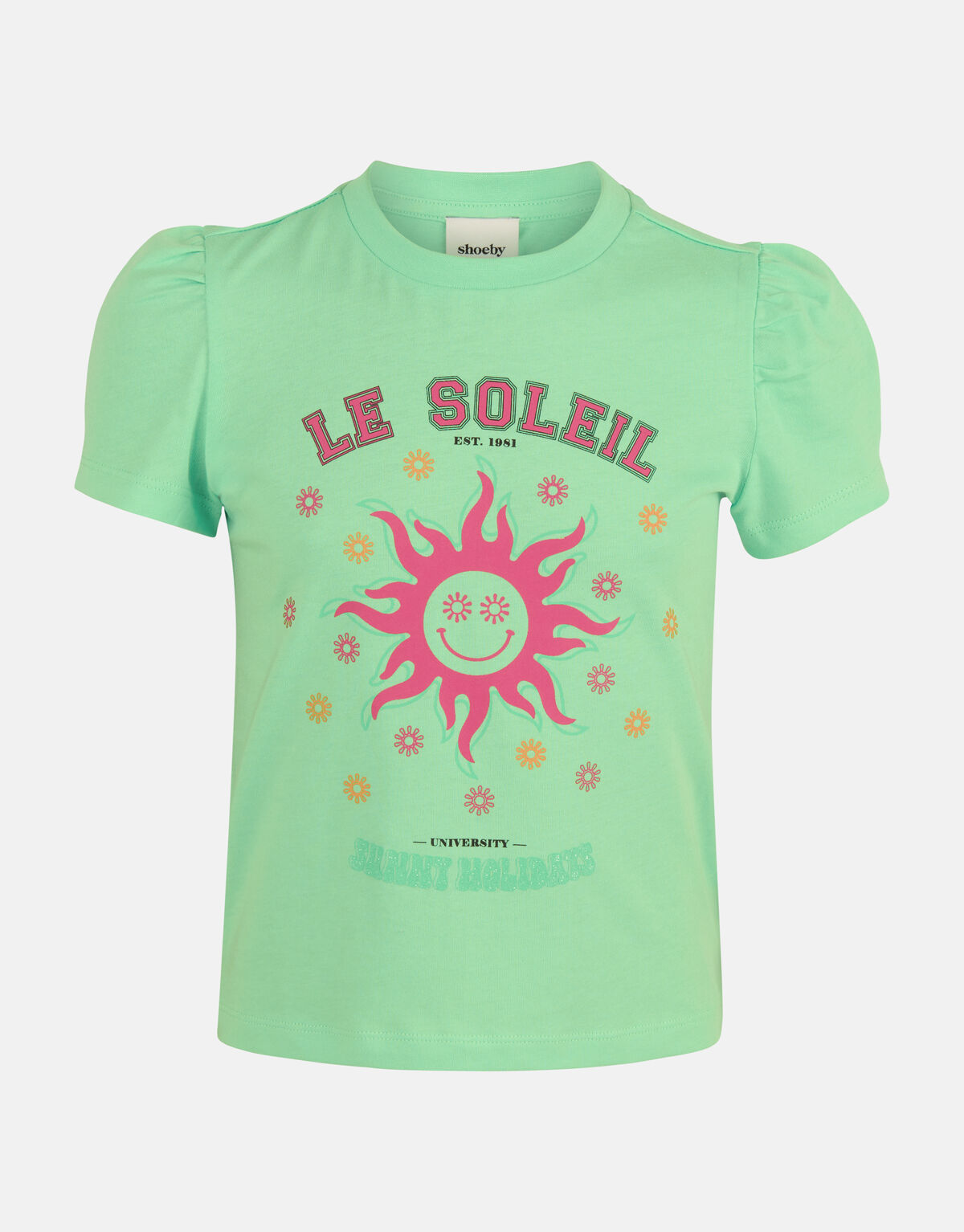 Printed T-shirt Groen SHOEBY GIRLS