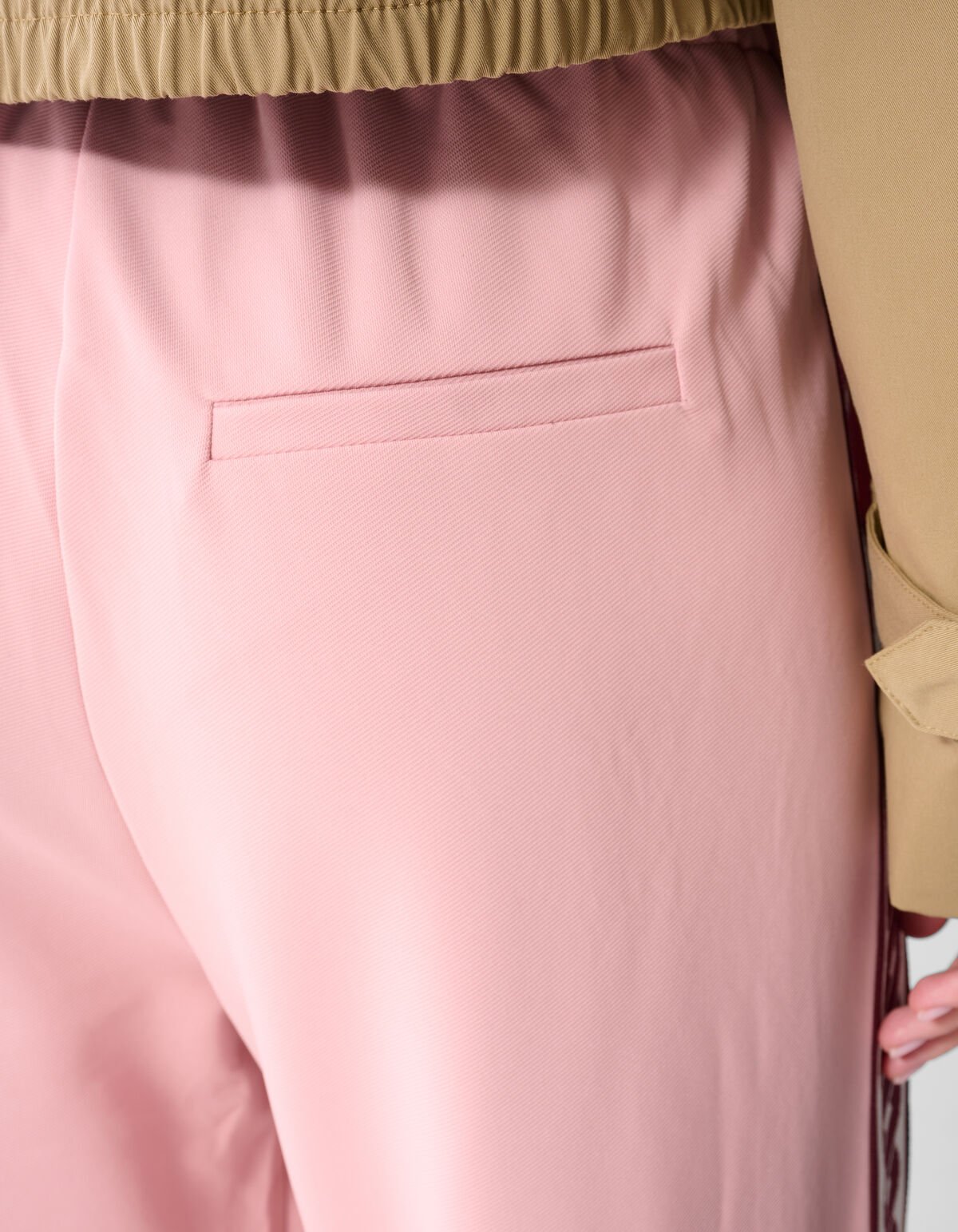 Swirl Wide Leg Fit Broek Roze SHOEBY WOMEN