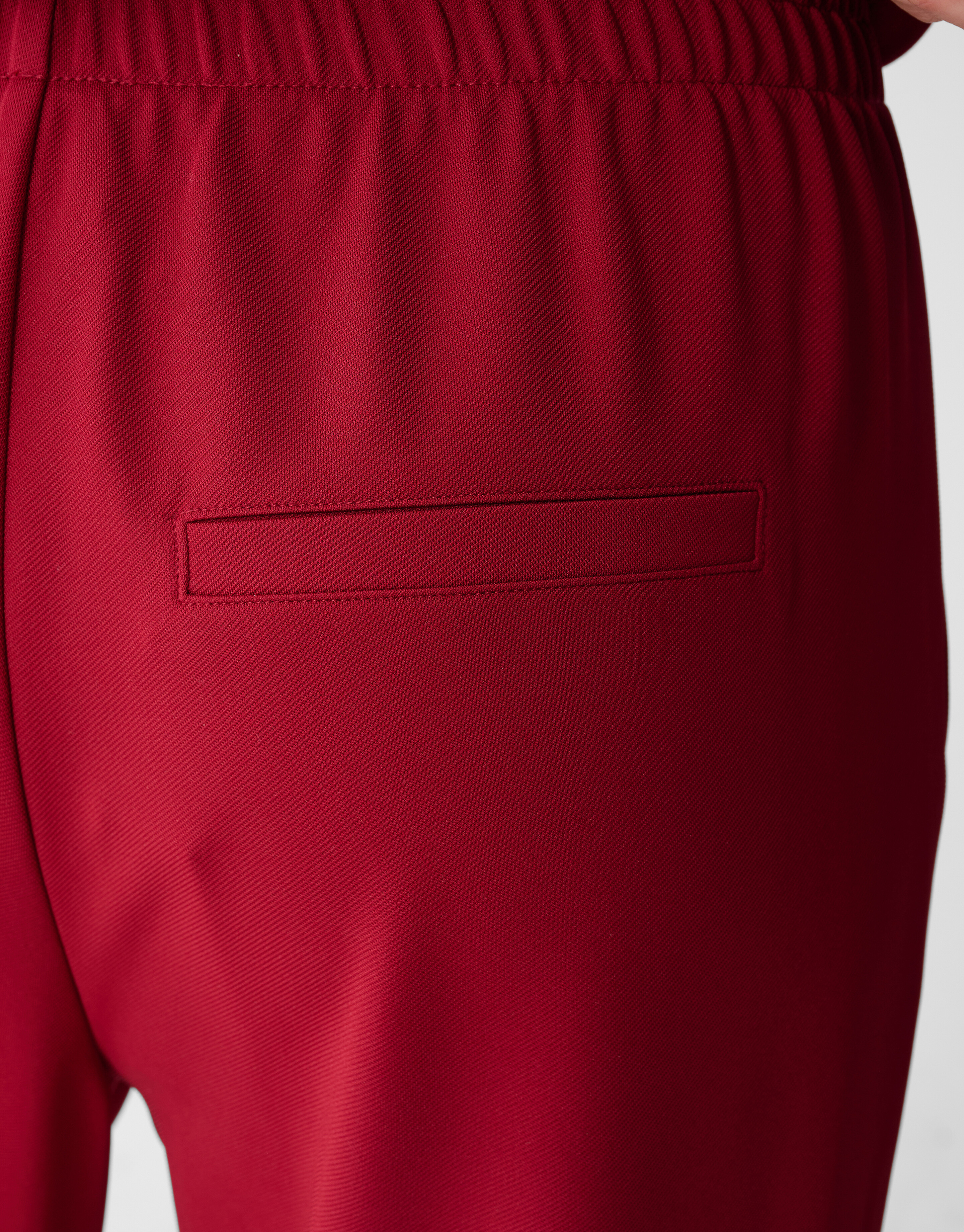 Basis Wide Leg Broek Rood SHOEBY WOMEN