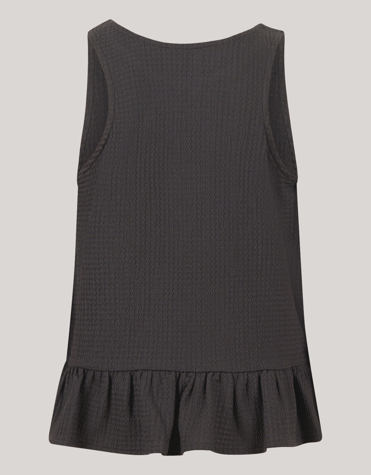 Structuur Singlet Donkergrijs SHOEBY GIRLS