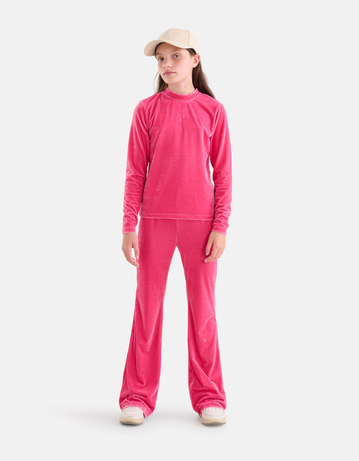 Velvet Top Roze SHOEBY GIRLS