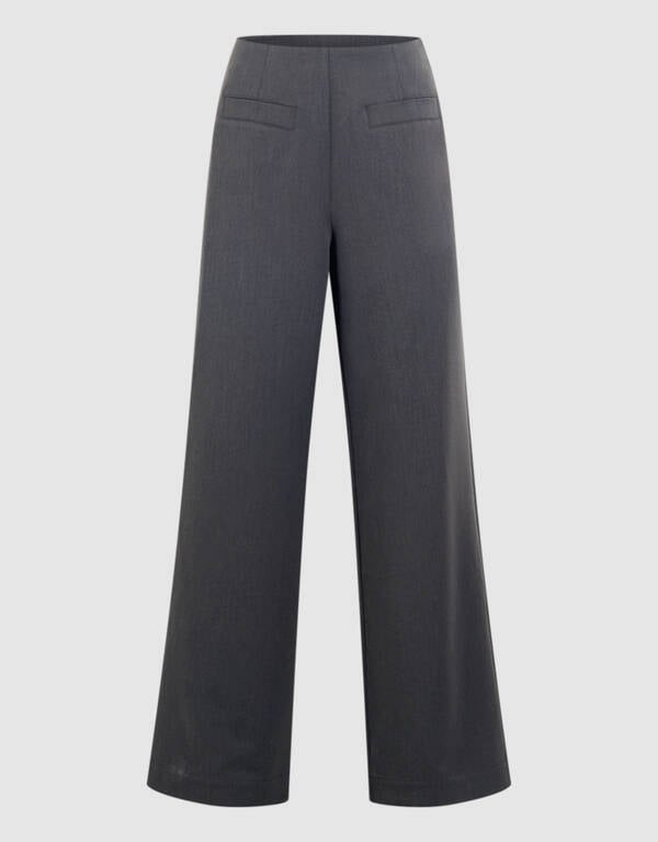 Wide Leg Pantalon Donkergrijs By Mieke SHOEBY WOMEN