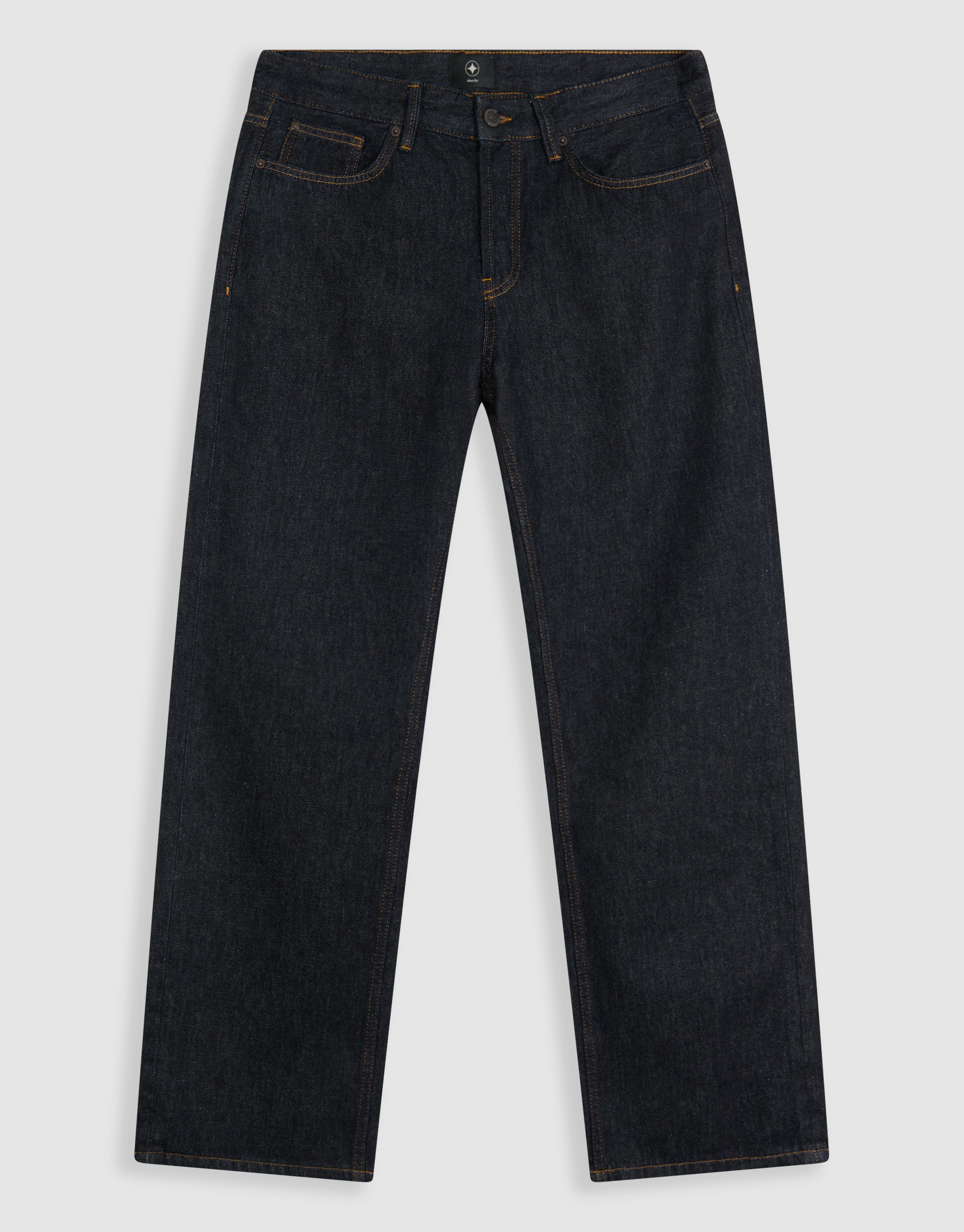 Relaxed Fit Jeans Donkerblauw SHOEBY MEN