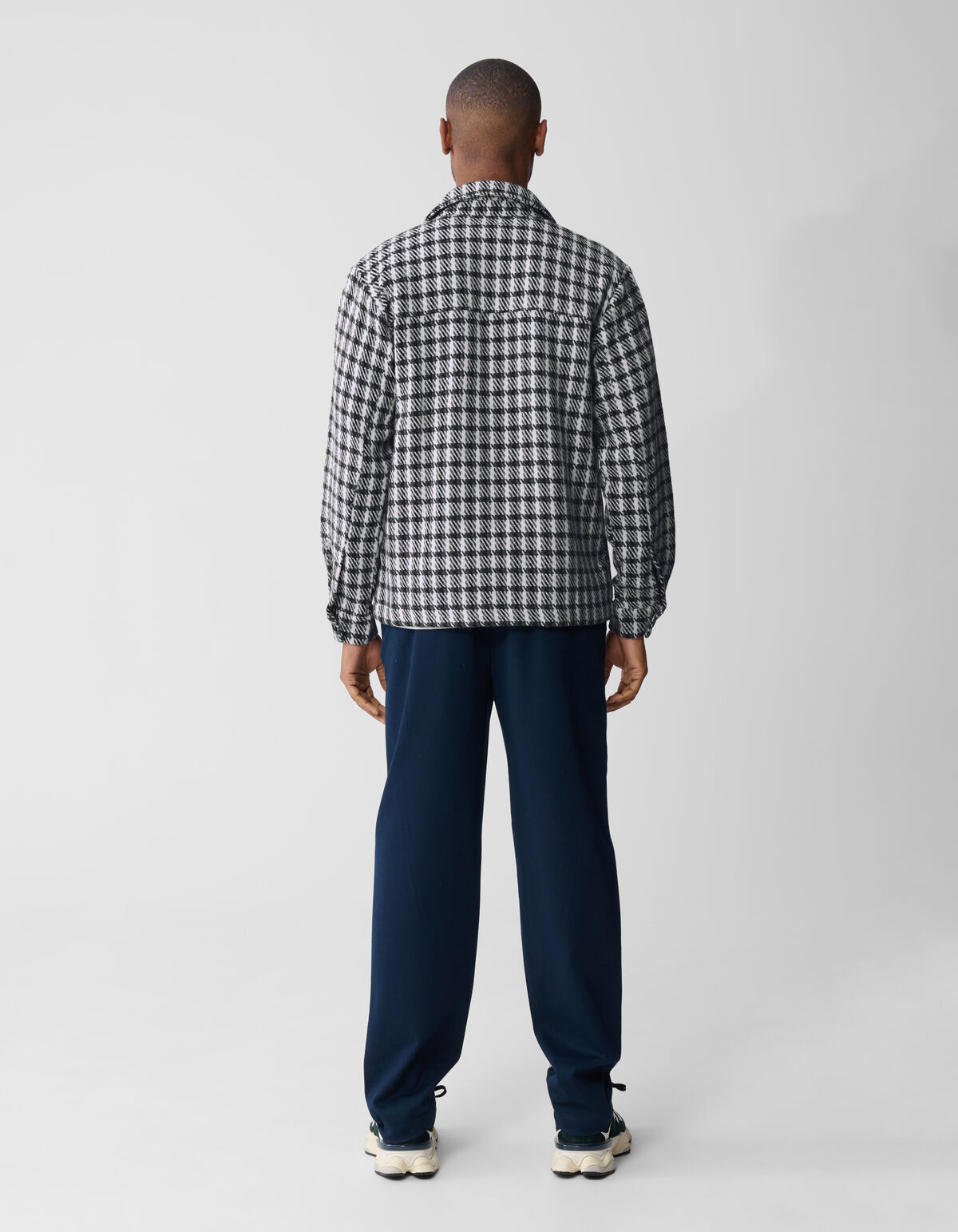 Ruiten Overshirt Blauw/Grijs SHOEBY MEN