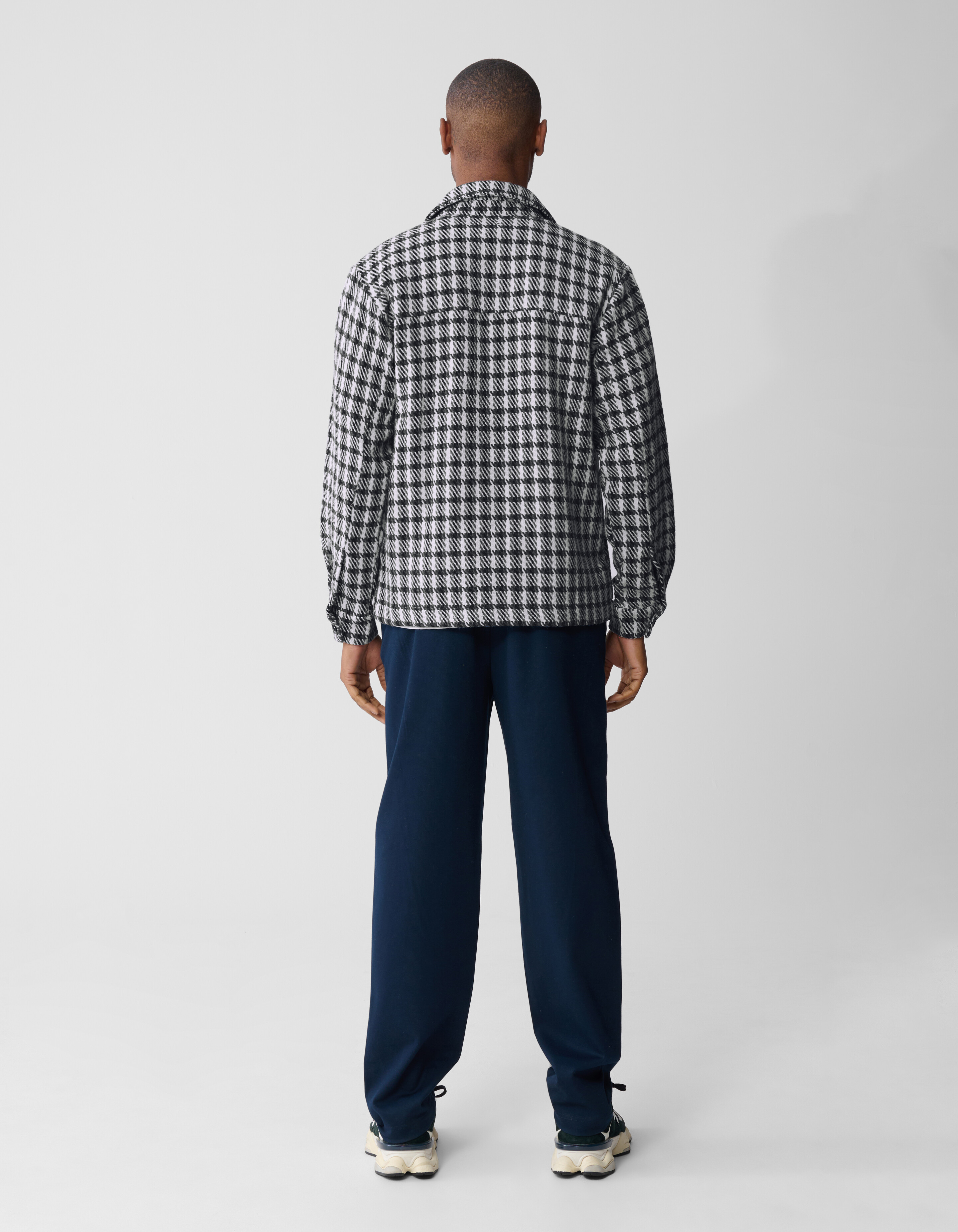 Ruiten Overshirt Blauw/Grijs SHOEBY MEN