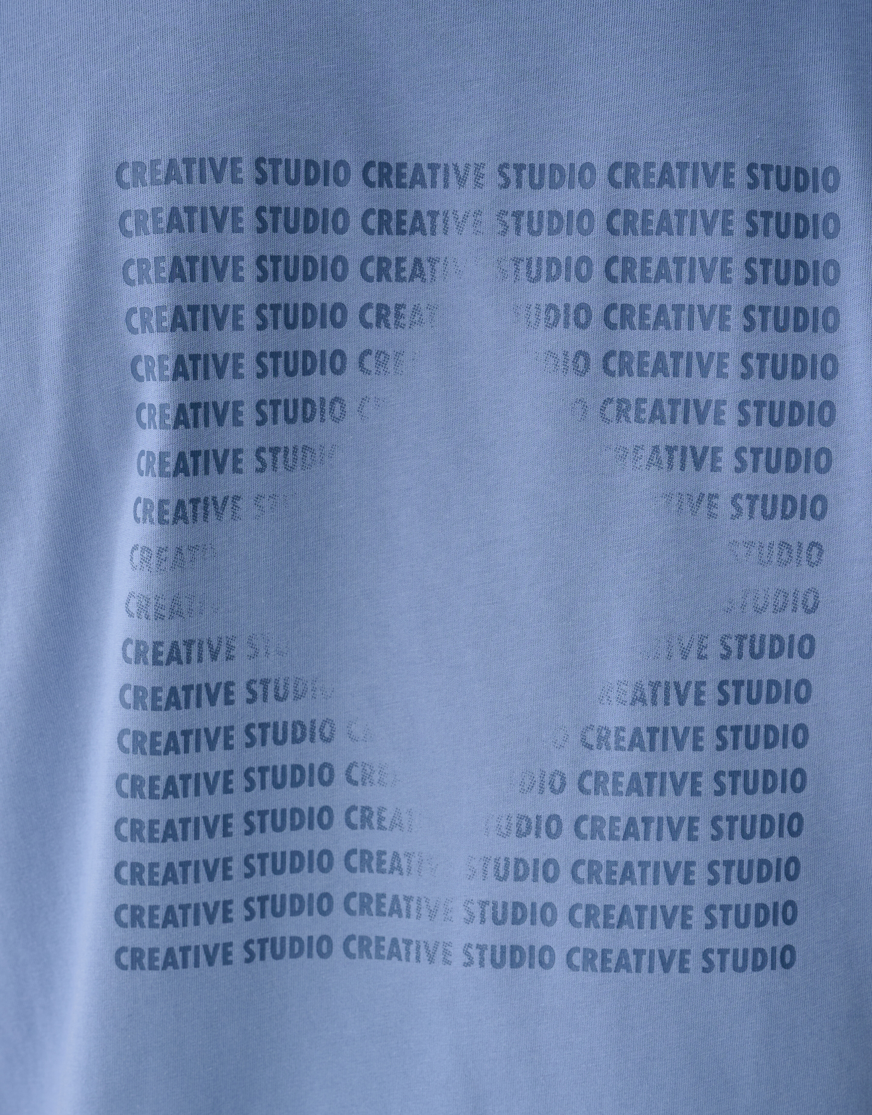 Tekst Artwork T-shirt Lichtblauw SHOEBY MEN