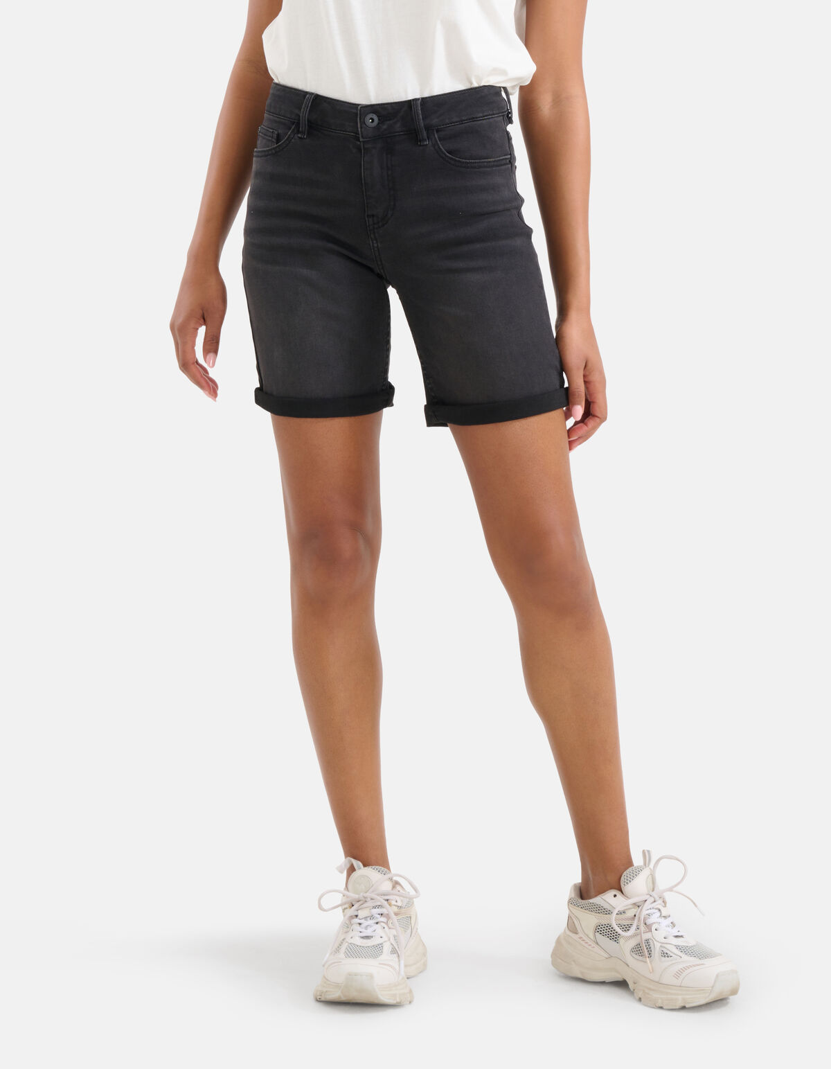 Denim Short Zwart SHOEBY WOMEN