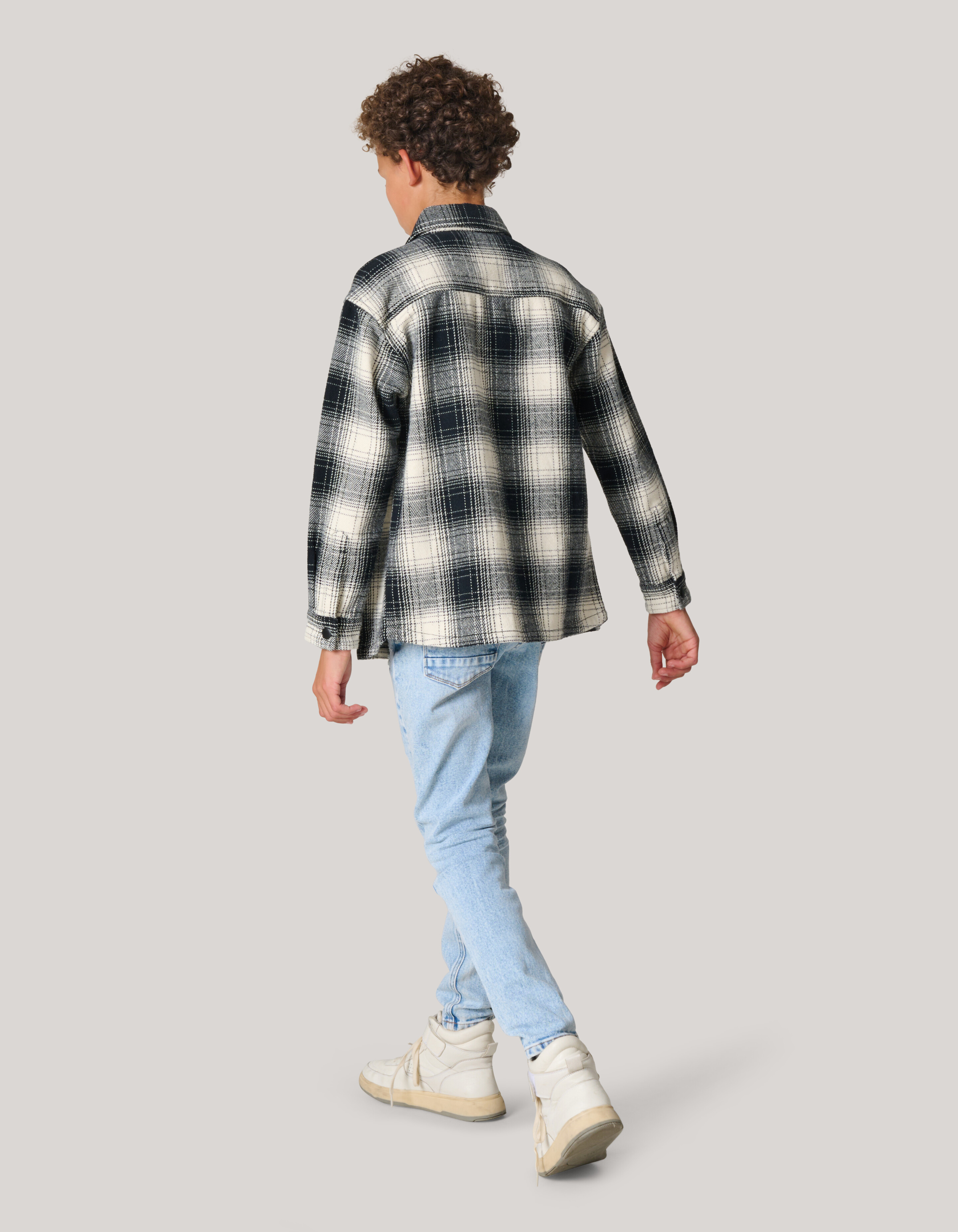 Geblokt Jack Zwart/Gebroken Wit SHOEBY BOYS