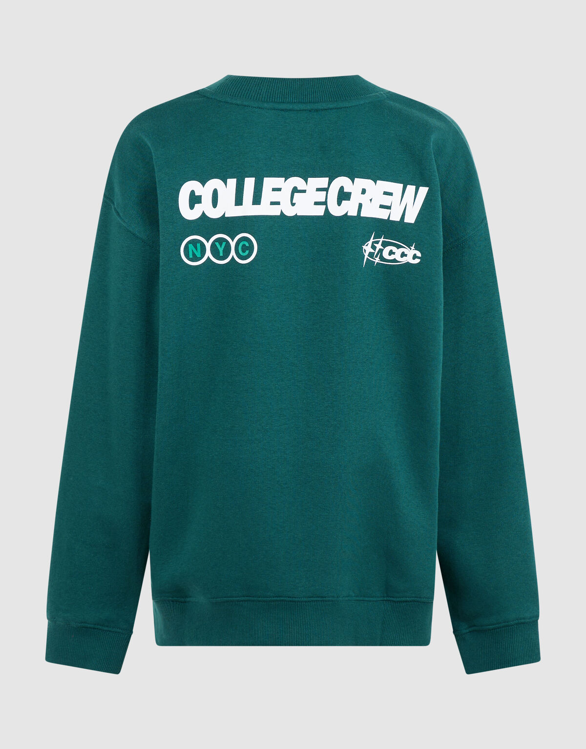 Oversized Sweater Donkergroen SHOEBY BOYS