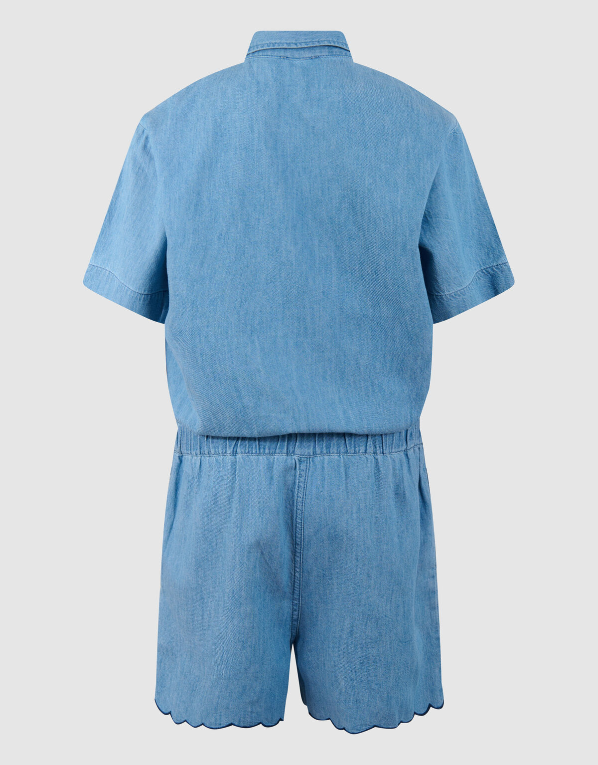 Heart Denim Jumpshort Lichtblauw SHOEBY GIRLS