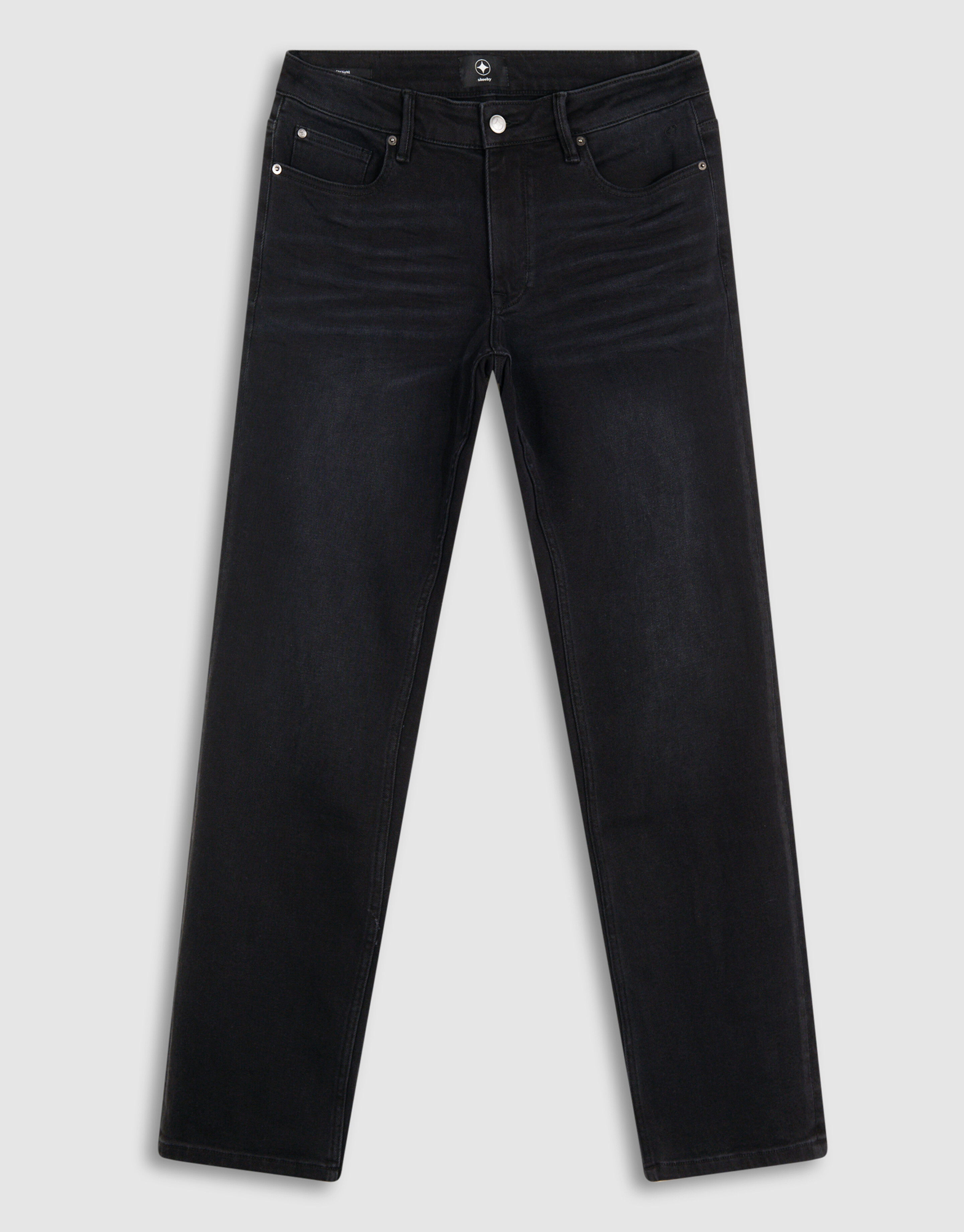 Straight Fit Jeans Donkergrijs L32 SHOEBY MEN