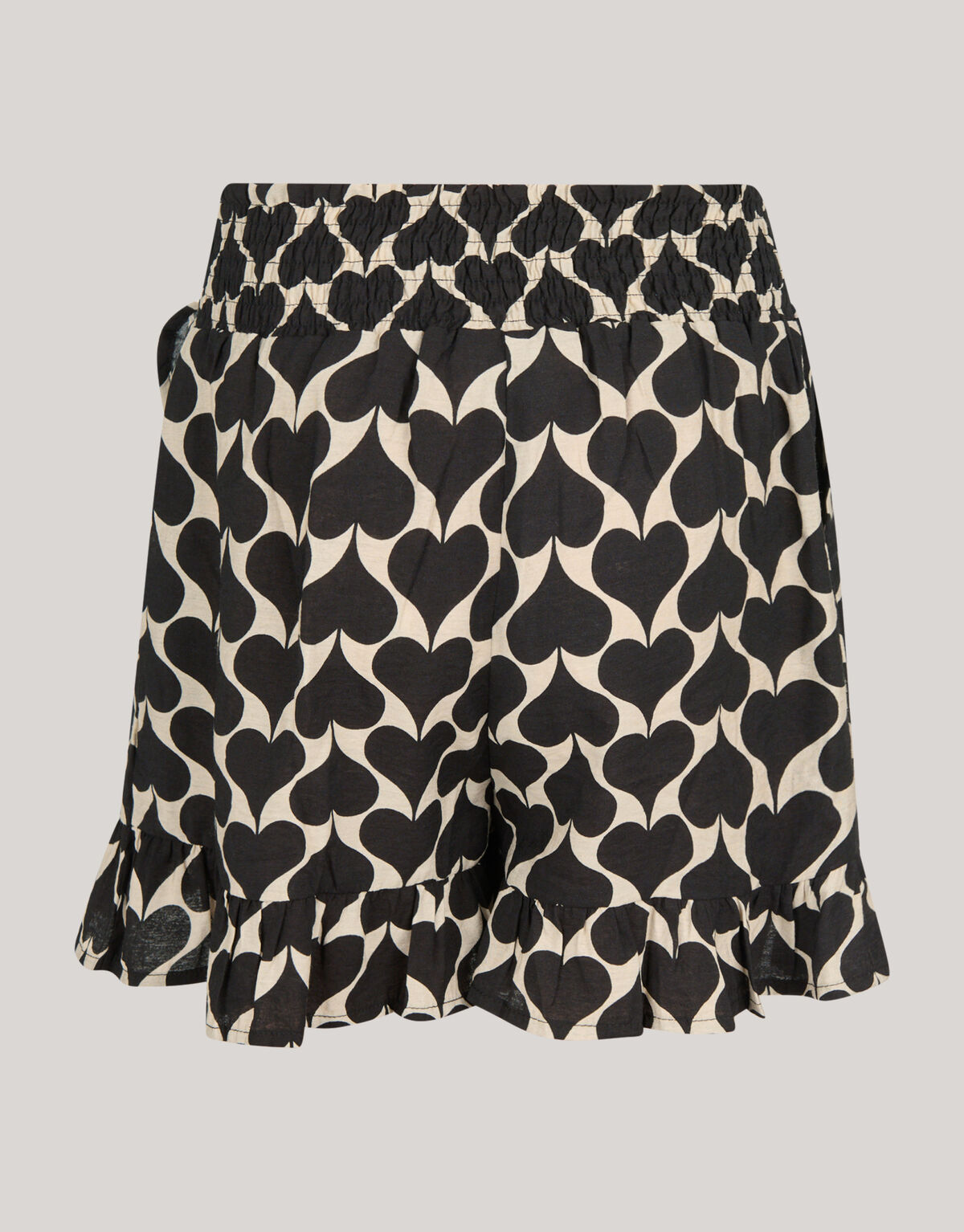 Printed Skort Zwart/Wit SHOEBY GIRLS