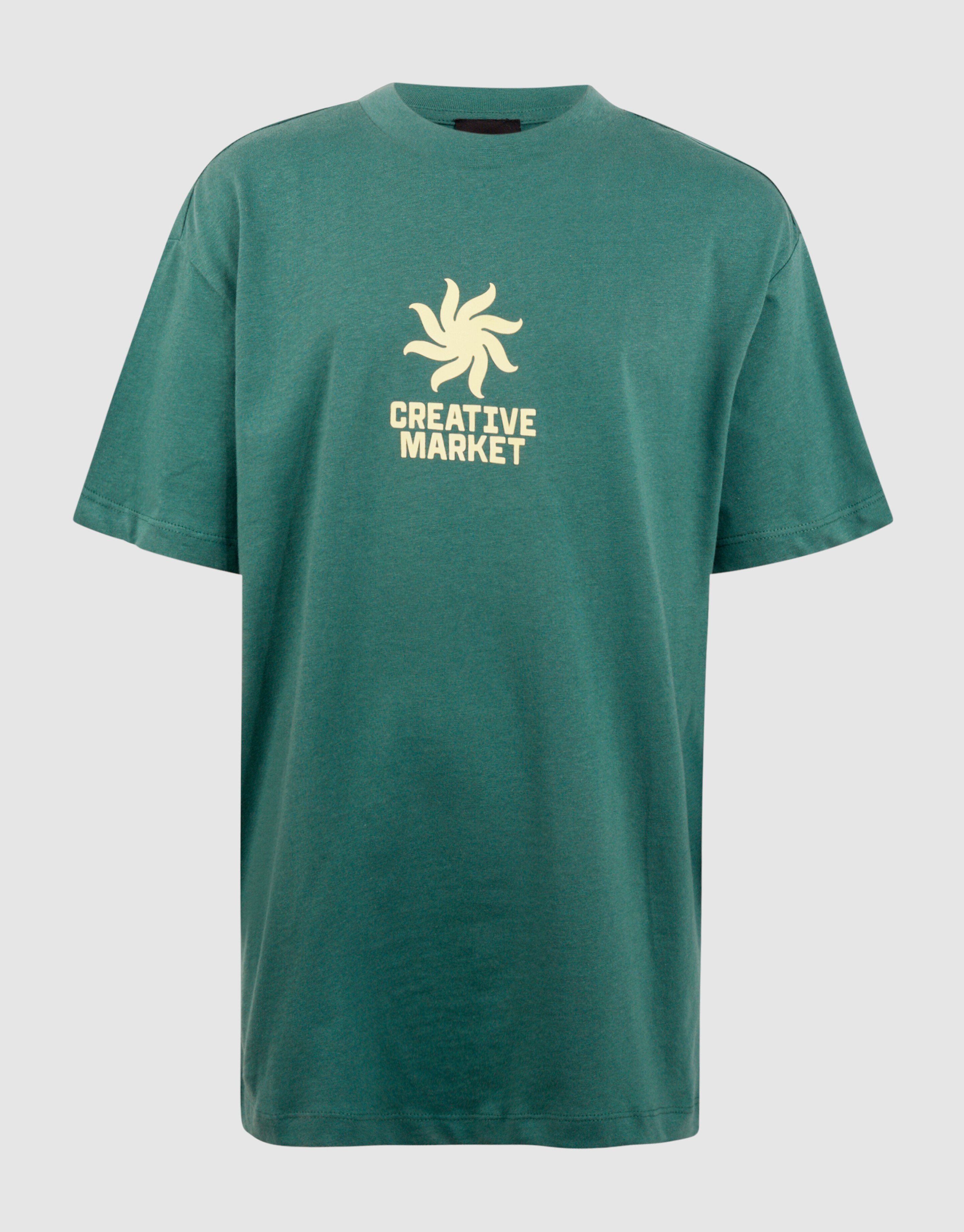 Market Artwork T-shirt Groen SHOEBY BOYS