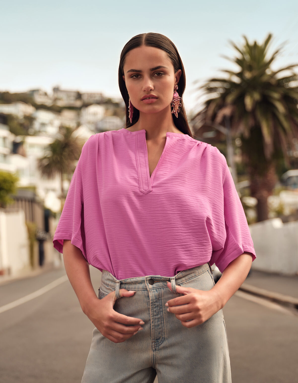 Twist Top Roze SHOEBY WOMEN