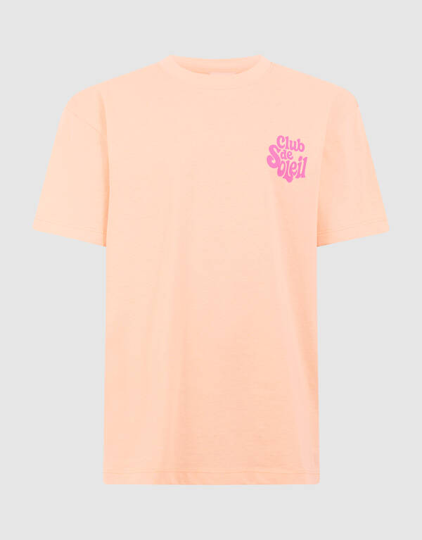 Club De Soleil Artwork T-shirt Lichtoranje SHOEBY GIRLS