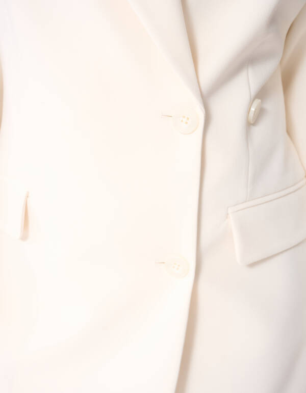 Blazer Mini Jurk Gebroken Wit SHOEBY WOMEN