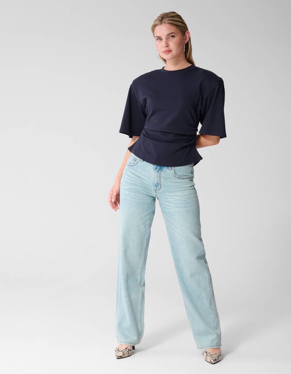 Soft Straight Fit Jeans Bleached SHOEBY WOMEN