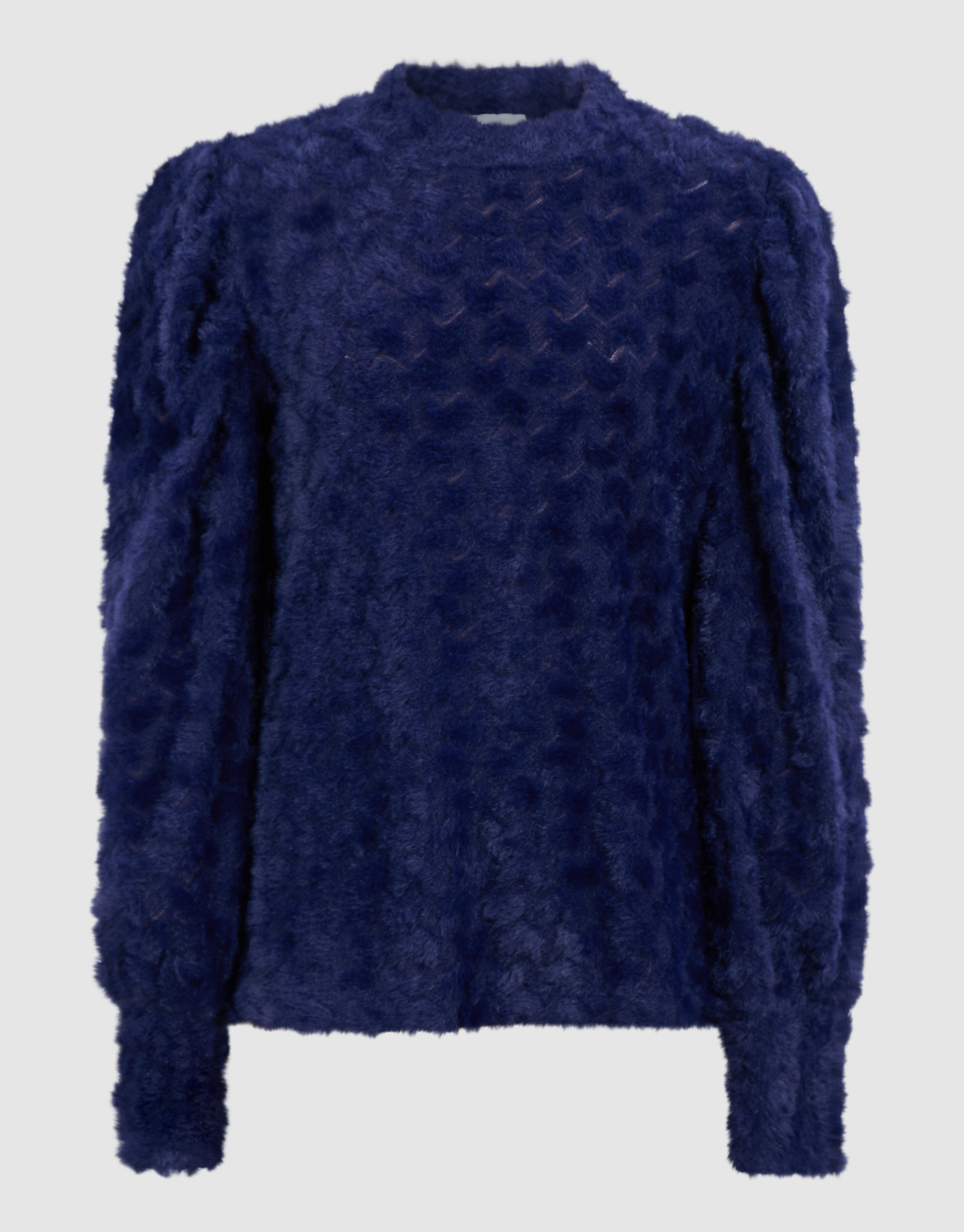 Fluffy Top Donkerblauw SHOEBY GIRLS