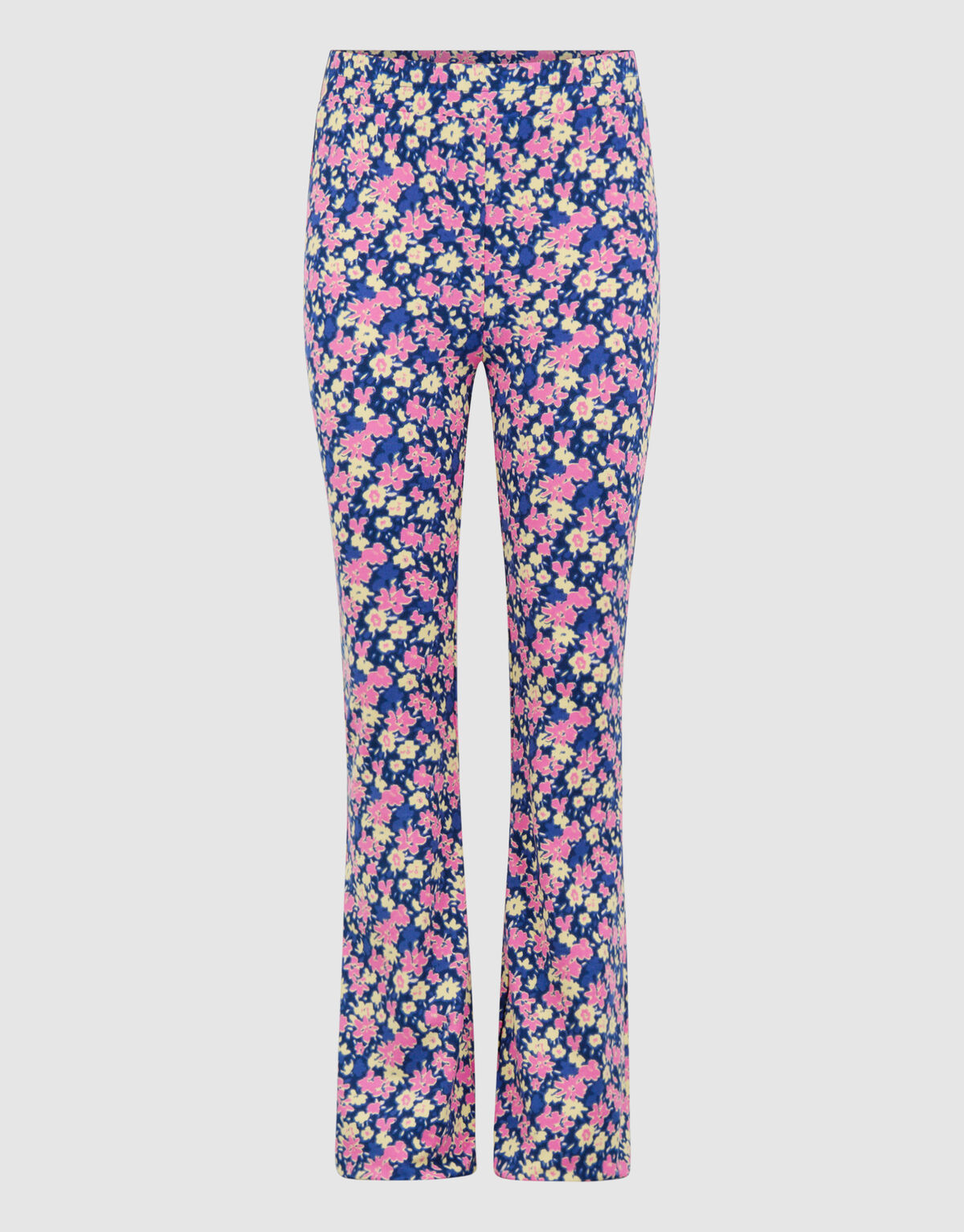 Flower Flared Fit Broek Donkerblauw/Roze SHOEBY GIRLS