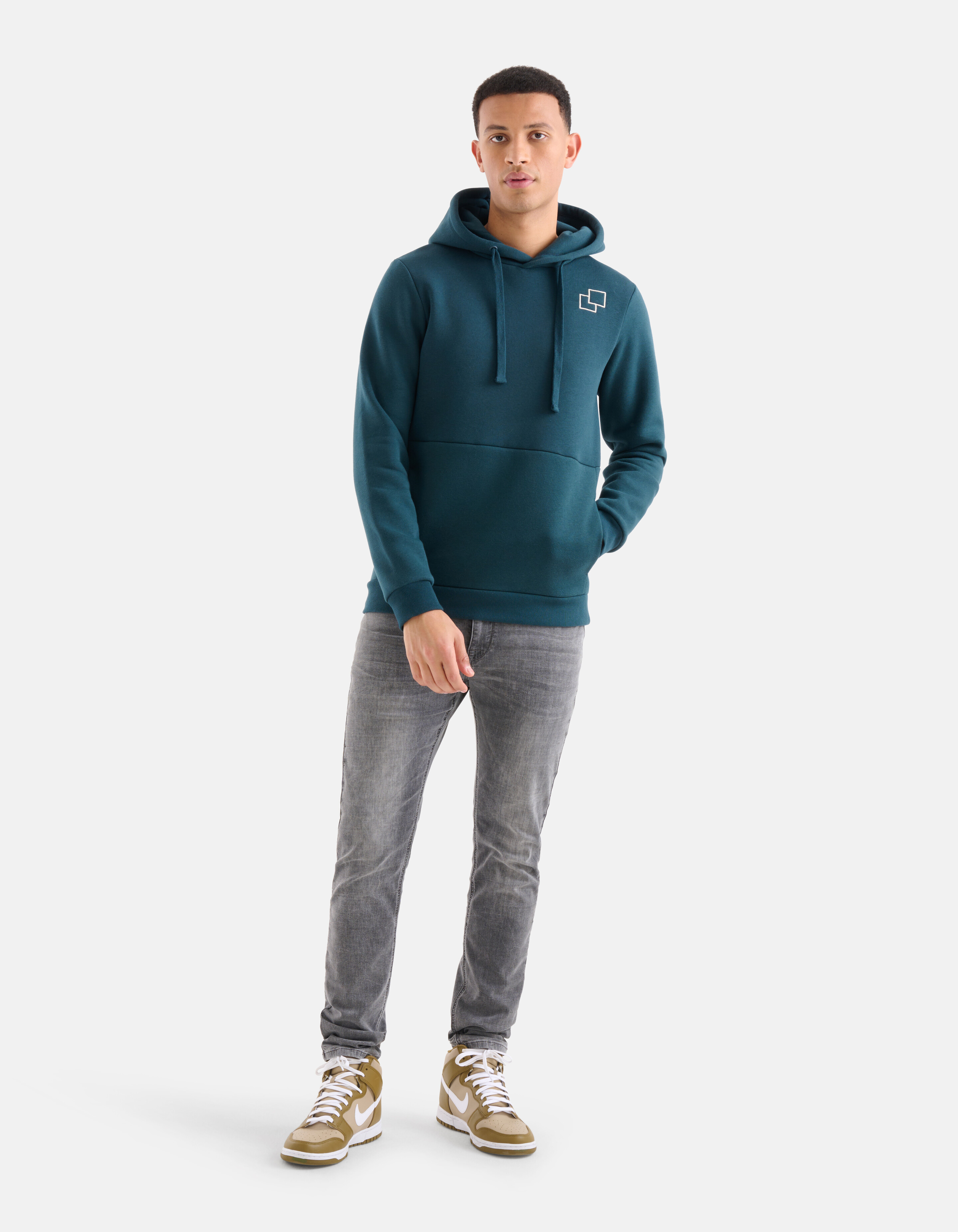 Landschap Hoodie Blauw SHOEBY MEN