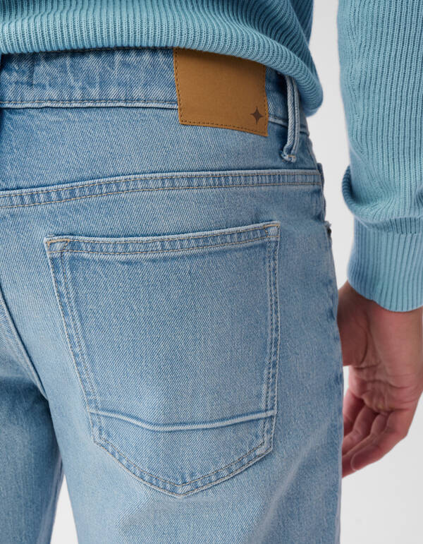 Straight Fit Jeans Bleached L34 SHOEBY MEN