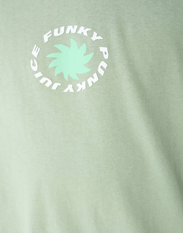 Funky Artwork T-shirt Groen SHOEBY BOYS