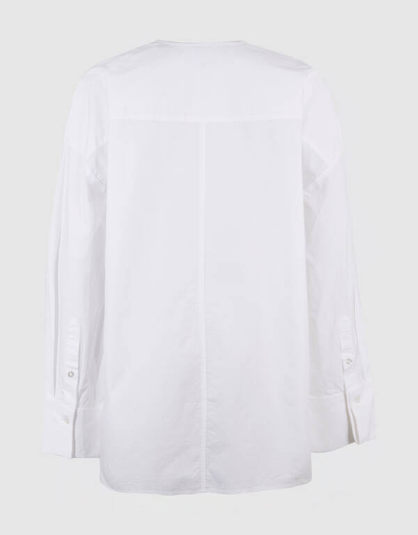 Oversized Collarless Blouse Wit By Lonneke SHOEBY WOMEN