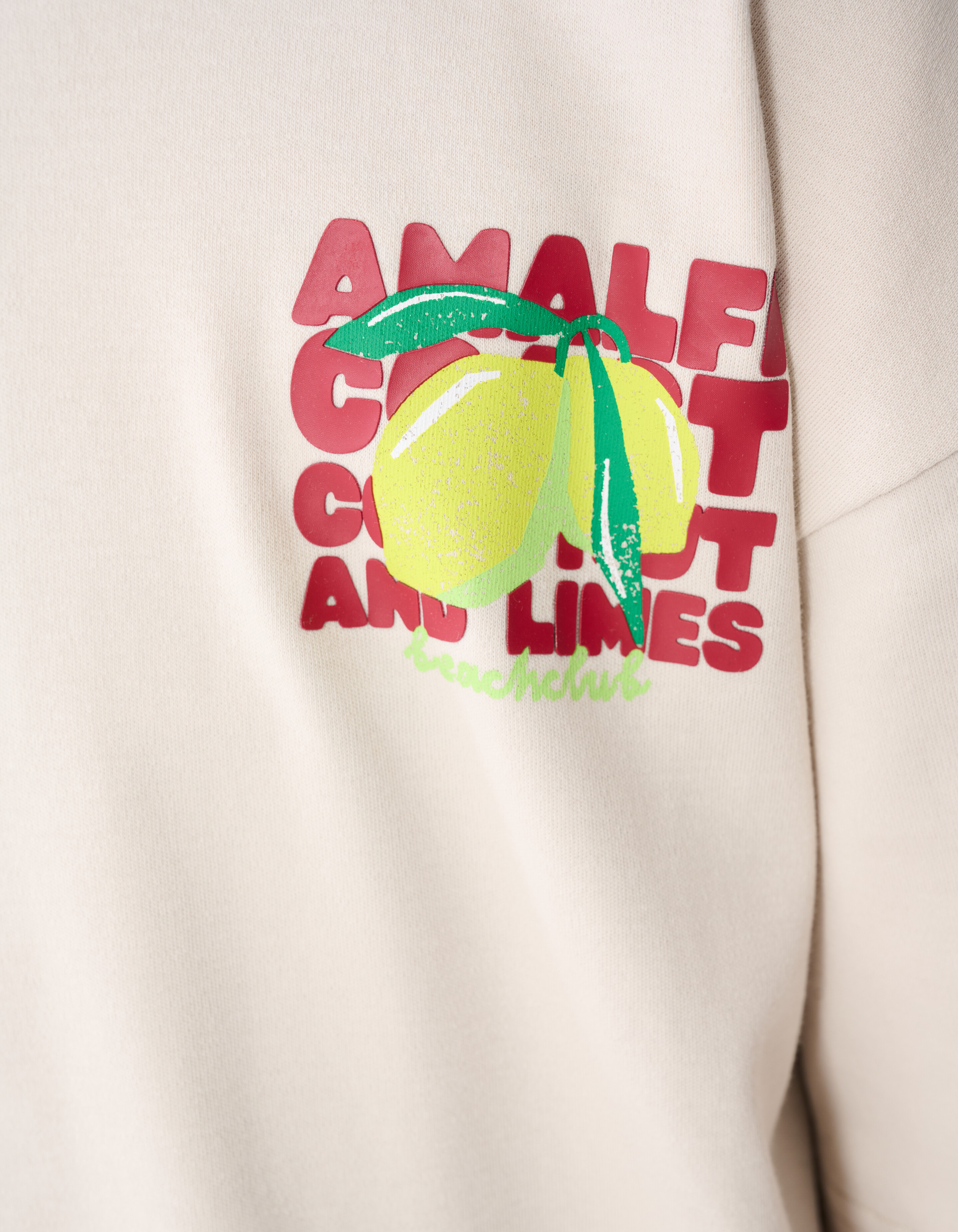 Amalfi Artwork T-shirt Beige SHOEBY BOYS