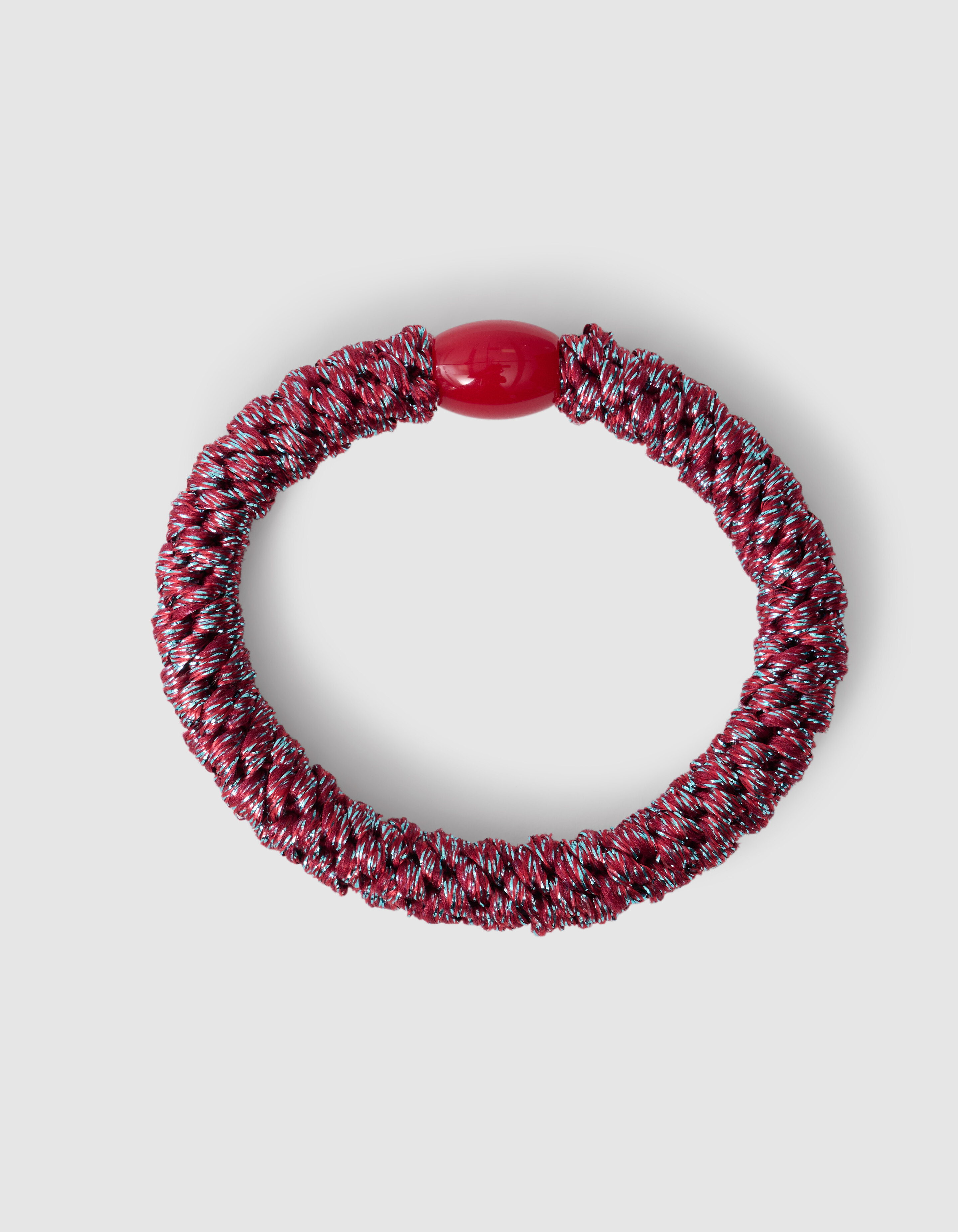 Lurex Haarelastiek Donkerrood SHOEBY ACCESSOIRES