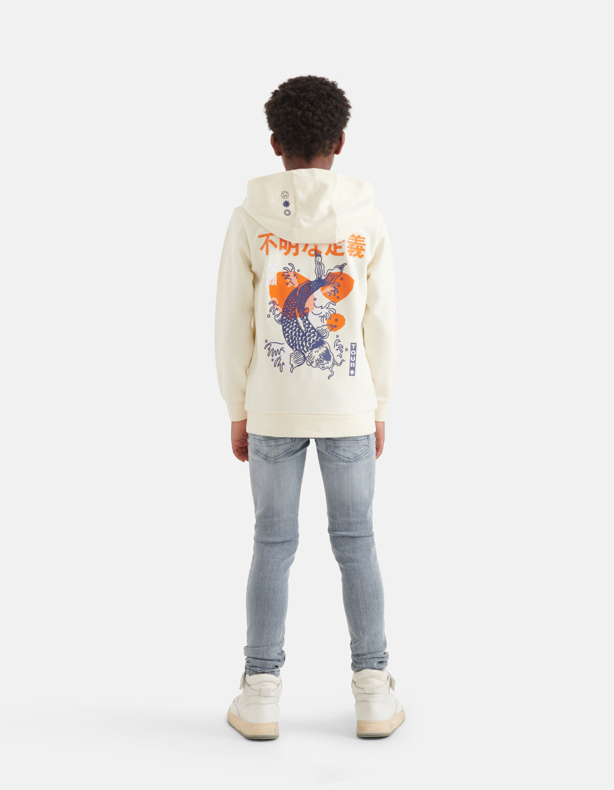 Artwork Hoodie Gebroken Wit SHOEBY BOYS