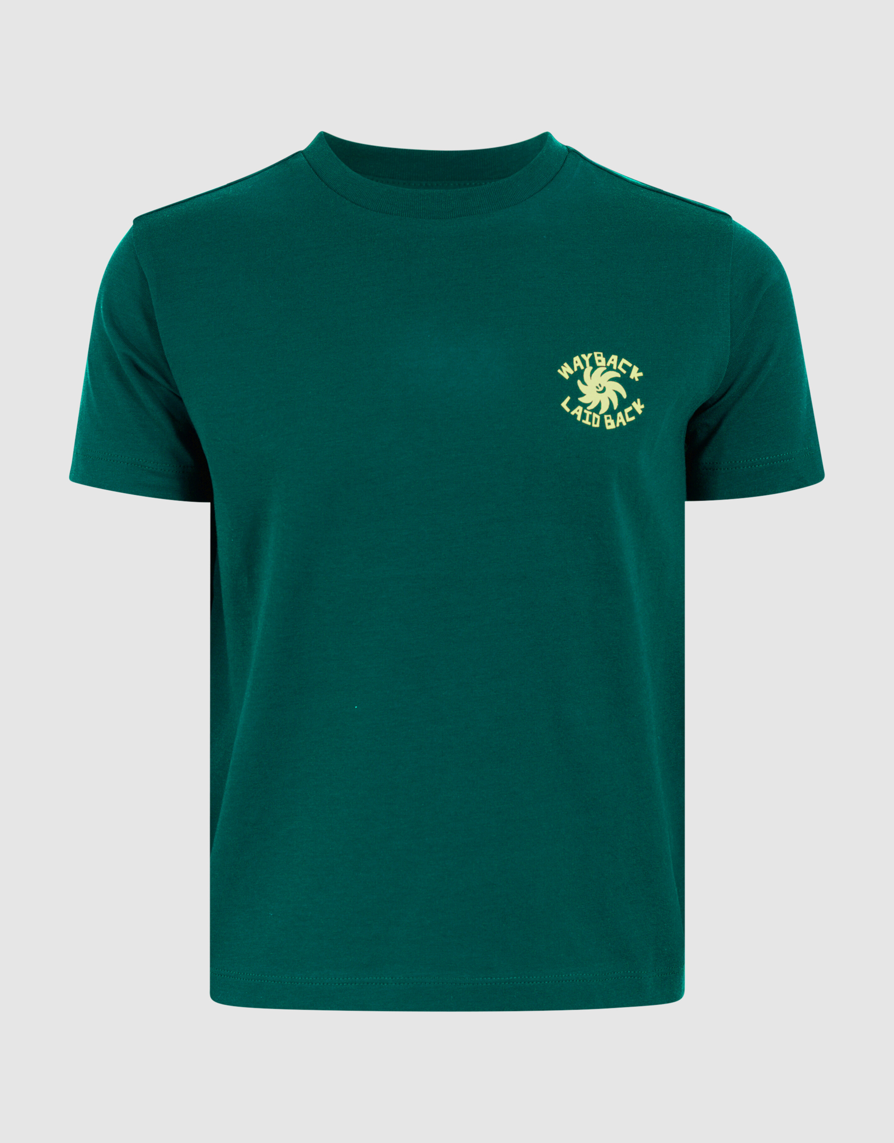 Wayback Artwork T-shirt Donkergroen SHOEBY BOYS