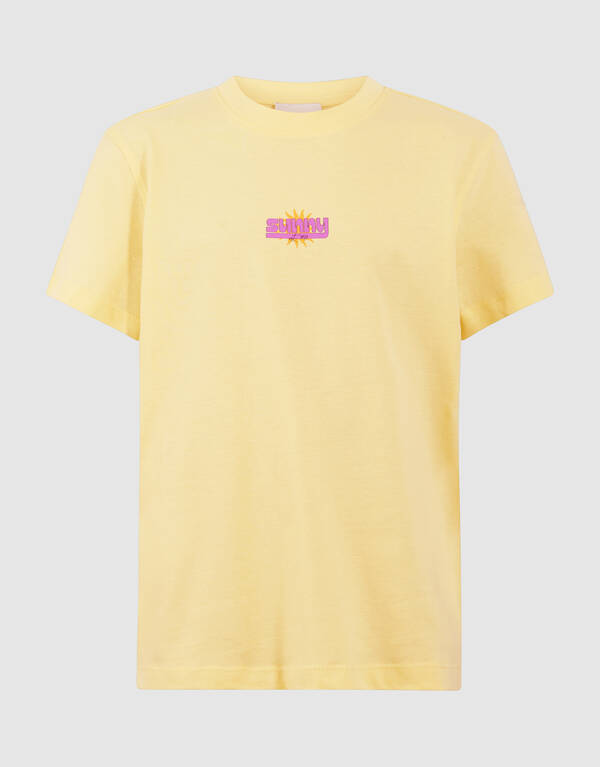 Sunny Artwork T-shirt Geel SHOEBY GIRLS