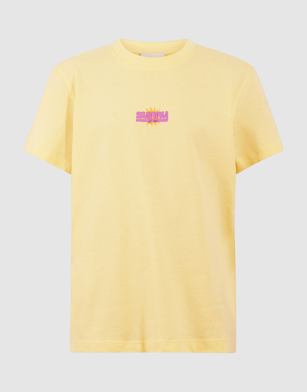 Sunny Artwork T-shirt Geel SHOEBY GIRLS