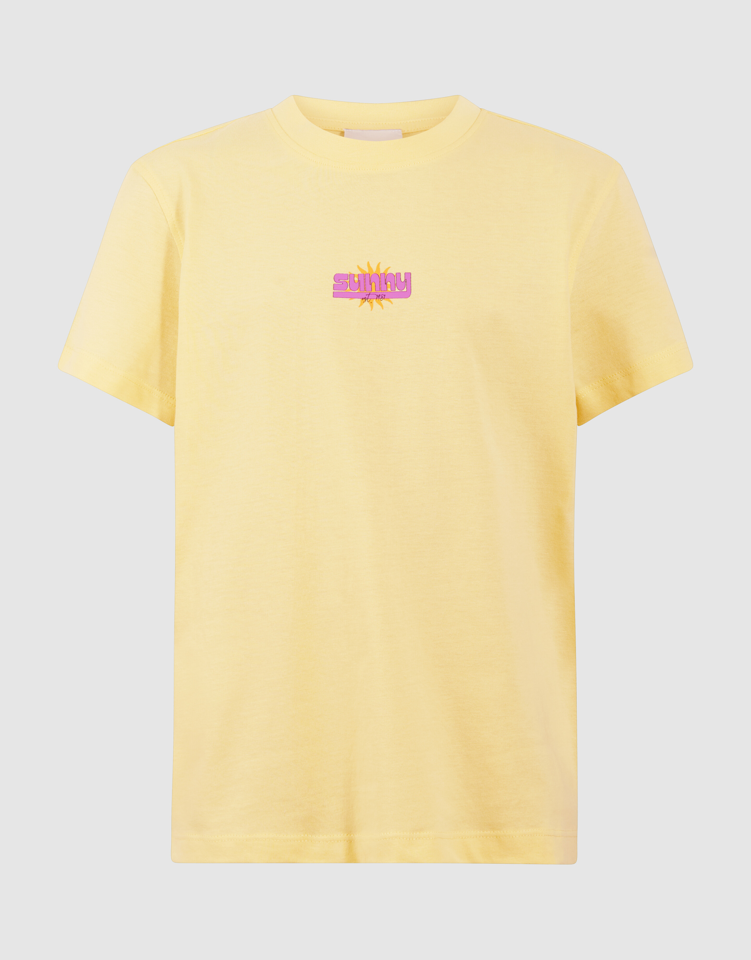 Sunny Artwork T-shirt Geel SHOEBY GIRLS