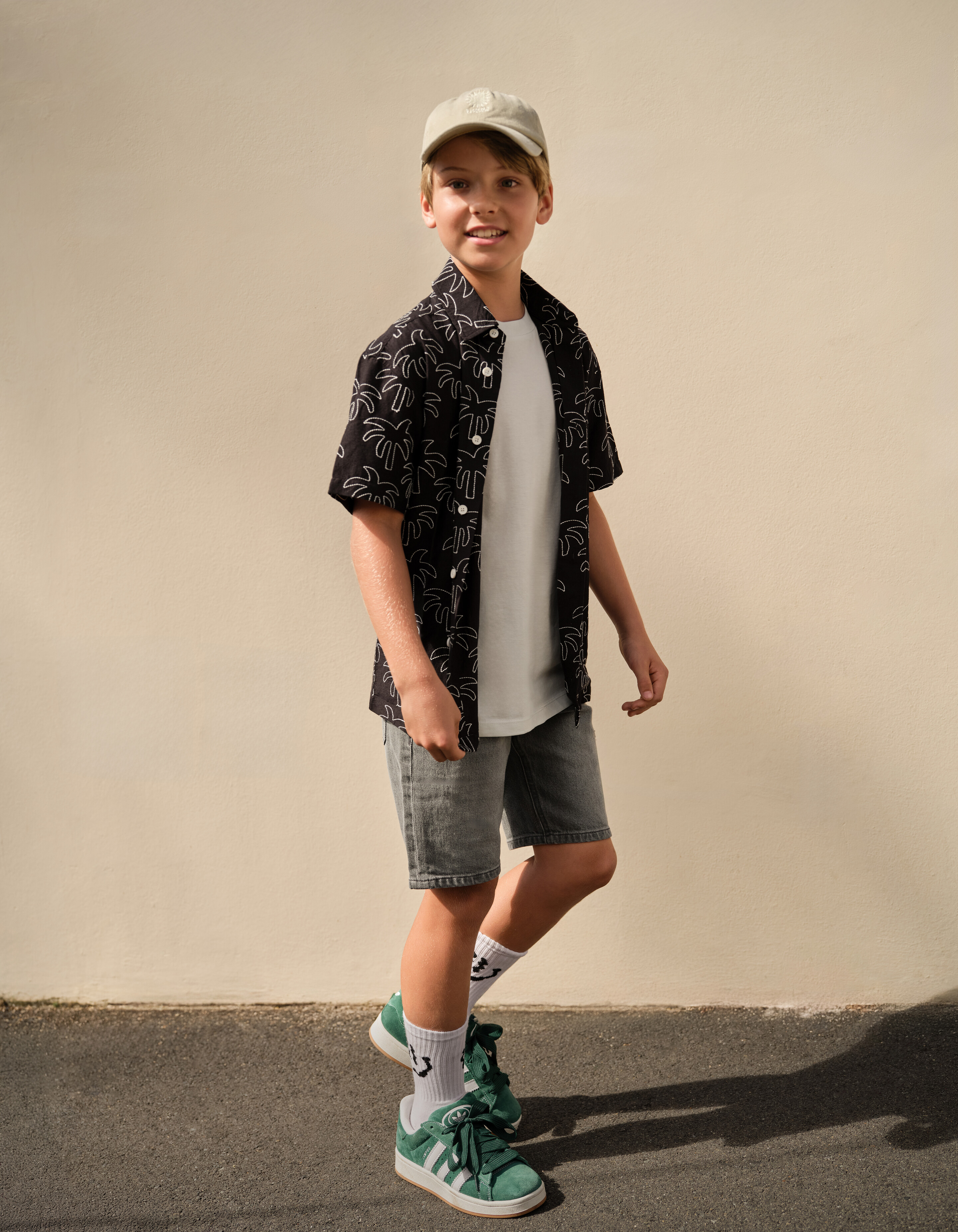 Palm Shirt Zwart SHOEBY BOYS