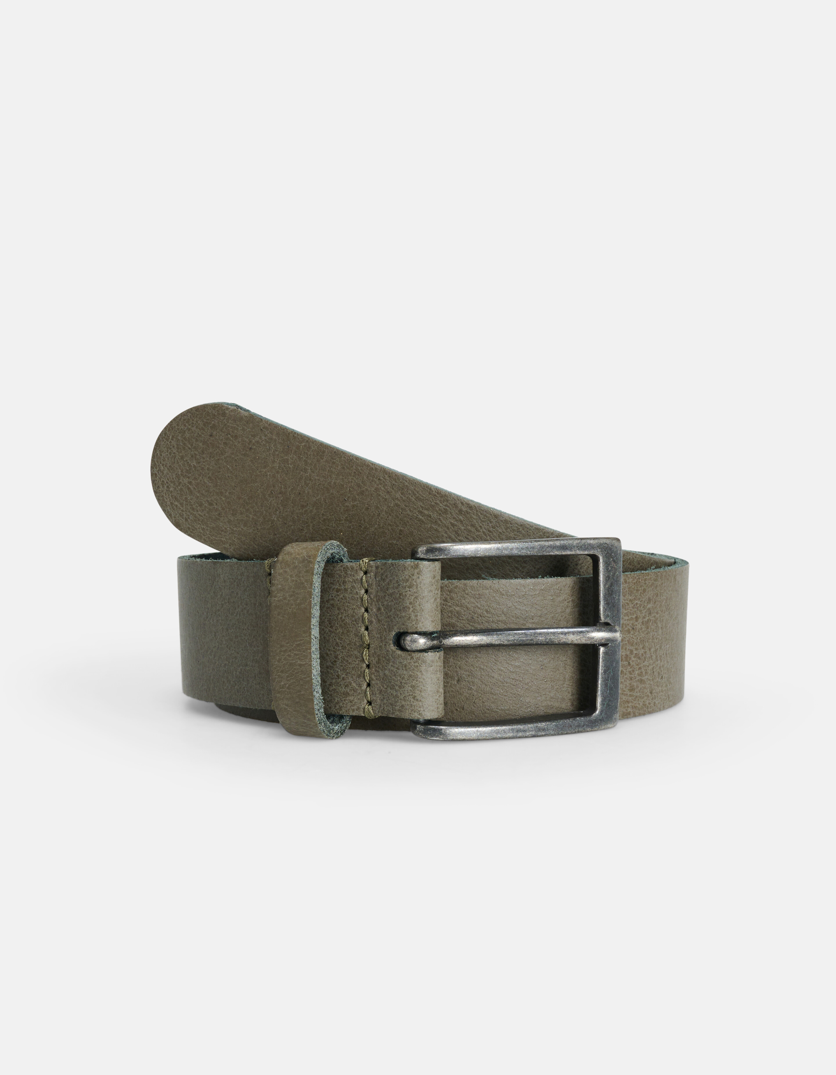 Leren Riem Groen SHOEBY ACCESSOIRES