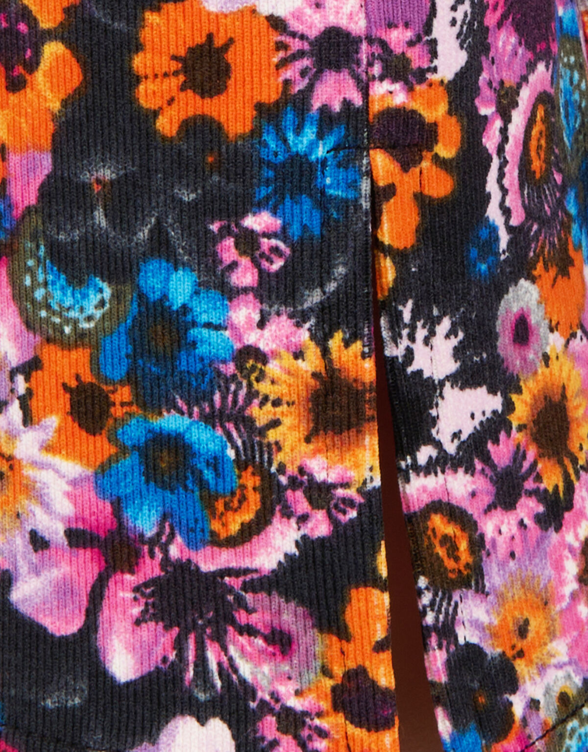 Bloemenprint Rib Flared Legging SHOEBY GIRLS