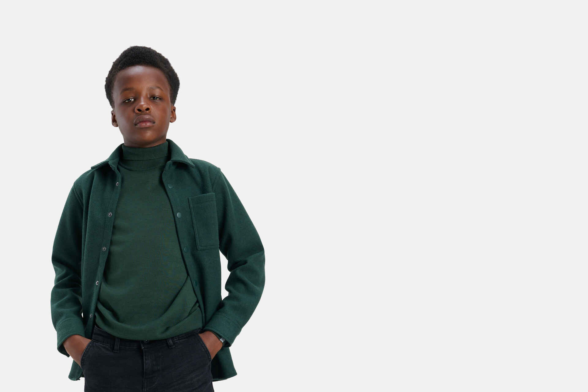 Overshirt Groen SHOEBY BOYS