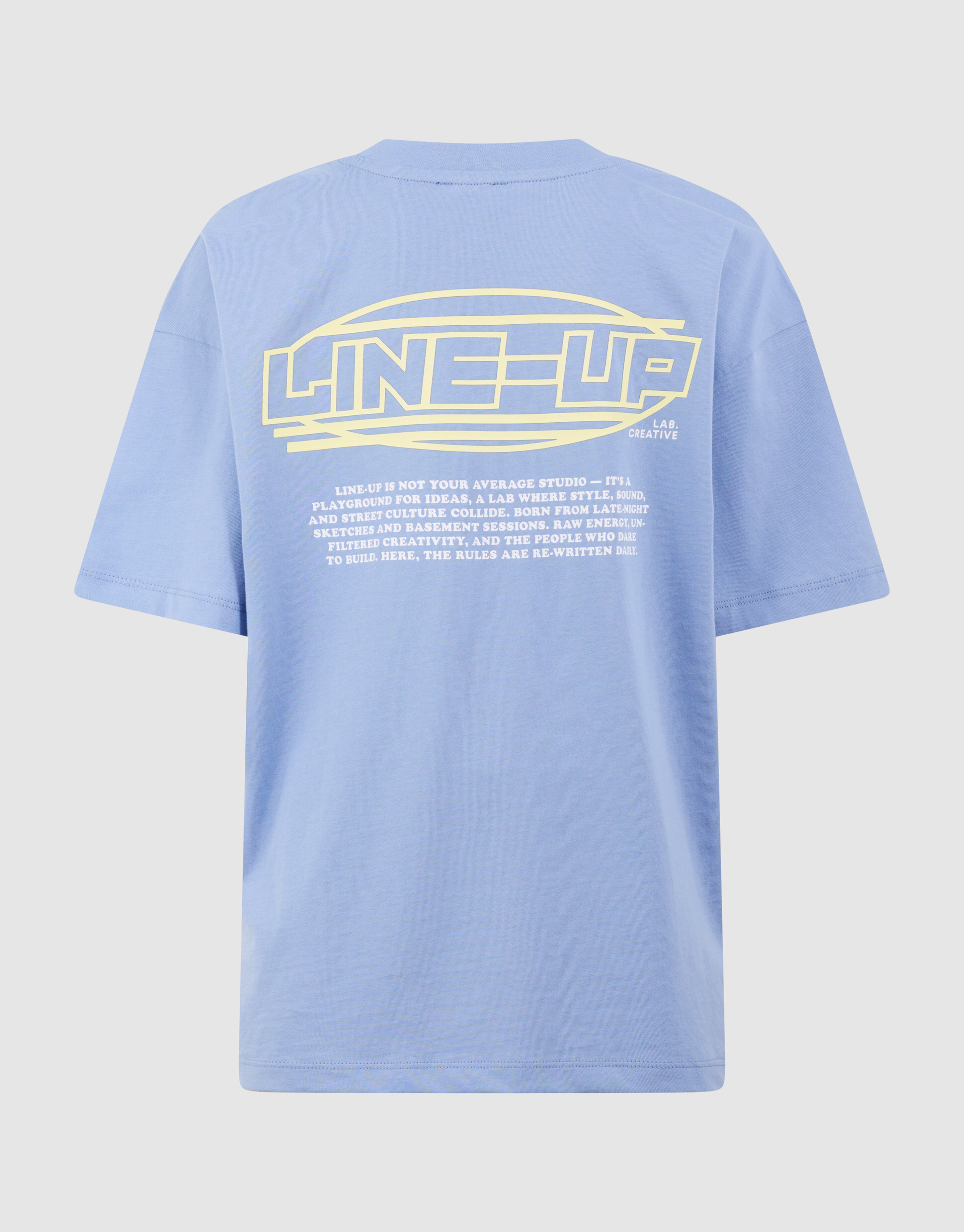 Line Up Artwork T-shirt Blauw SHOEBY BOYS