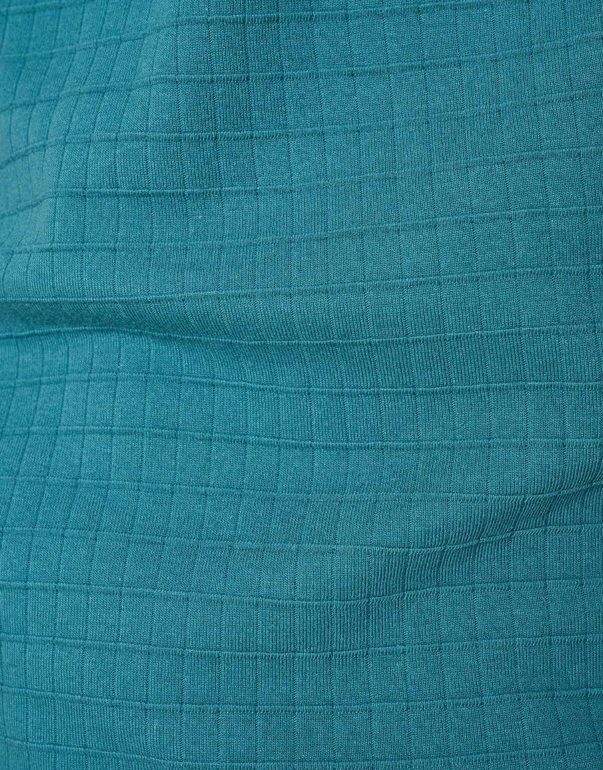 Structuur T-shirt Turquoise SHOEBY MEN