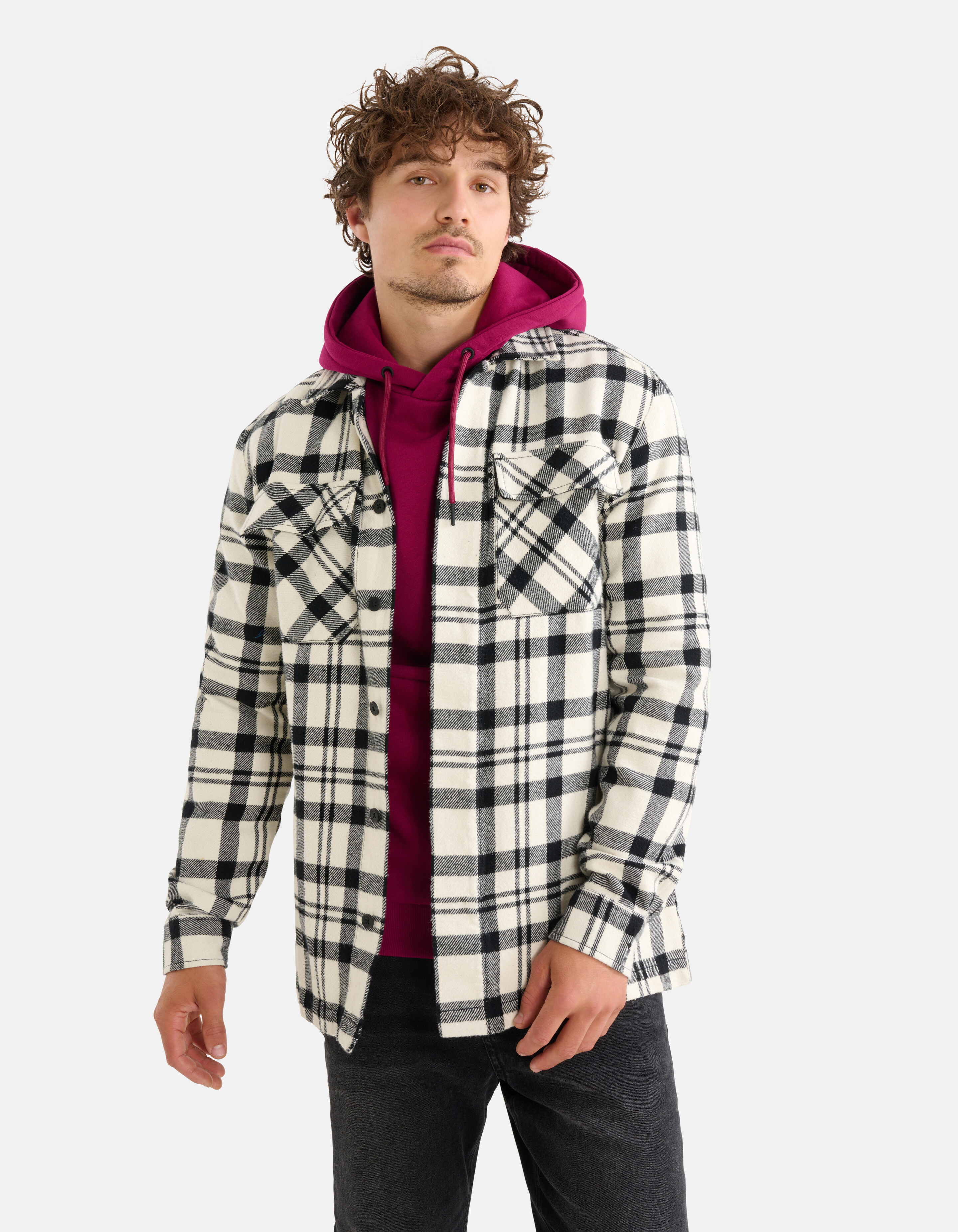 Grafische Hoodie Bordeaux SHOEBY MEN
