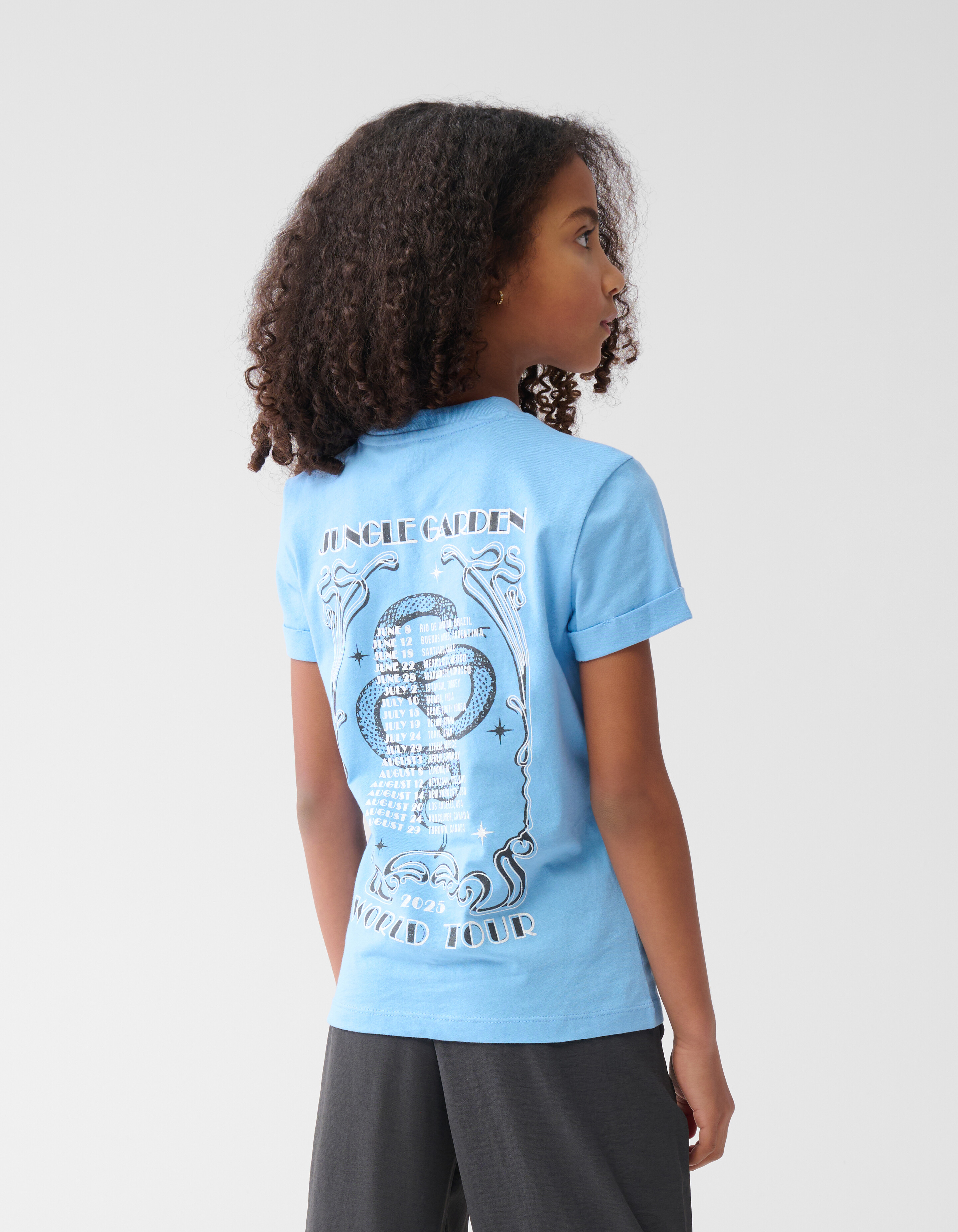 Artwork T-shirt Blauw SHOEBY GIRLS