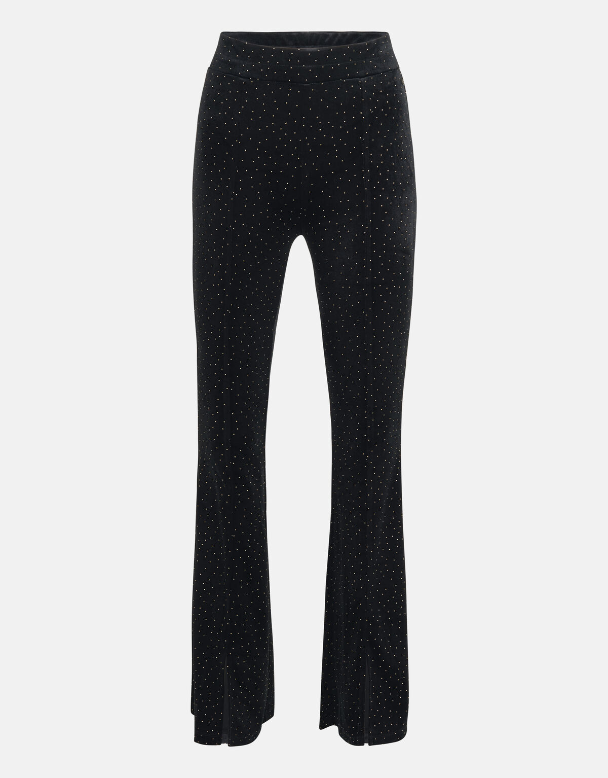 Velvet Flared Broek Zwart By Nicolette SHOEBY WOMEN