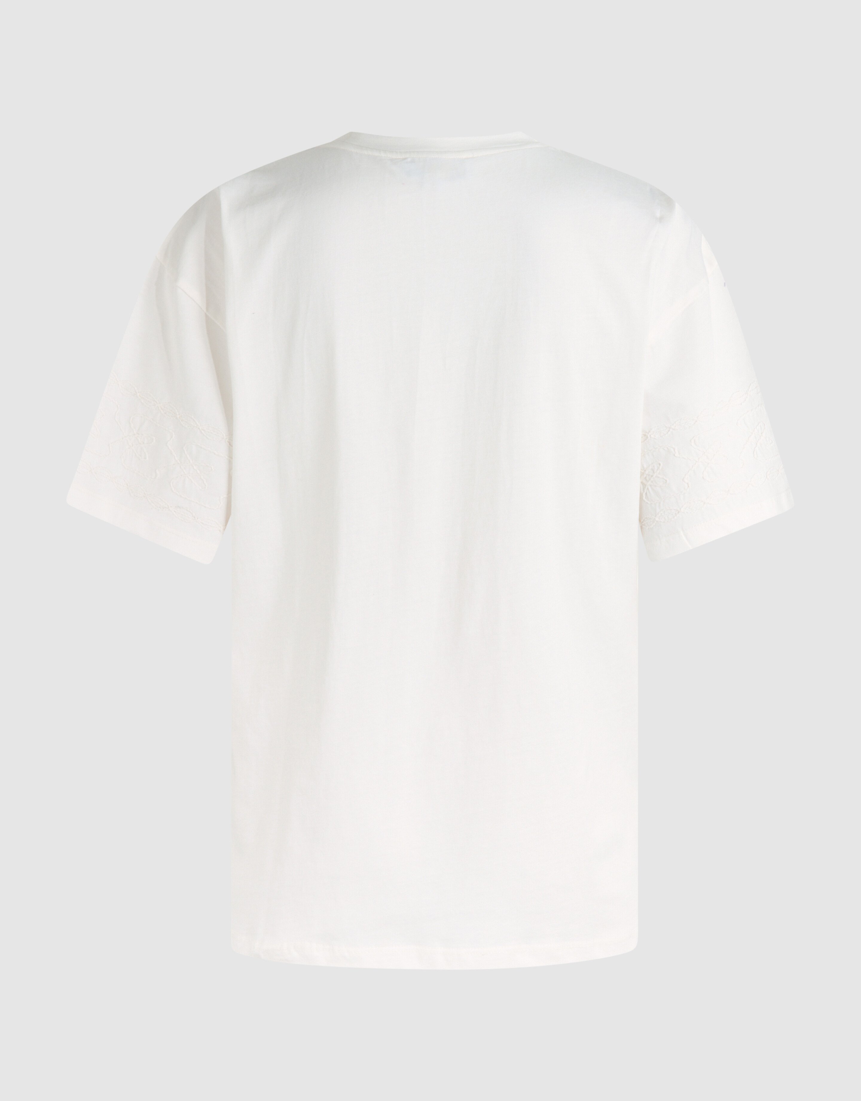 Cord Embroidery T-shirt Gebroken Wit By Fred SHOEBY WOMEN