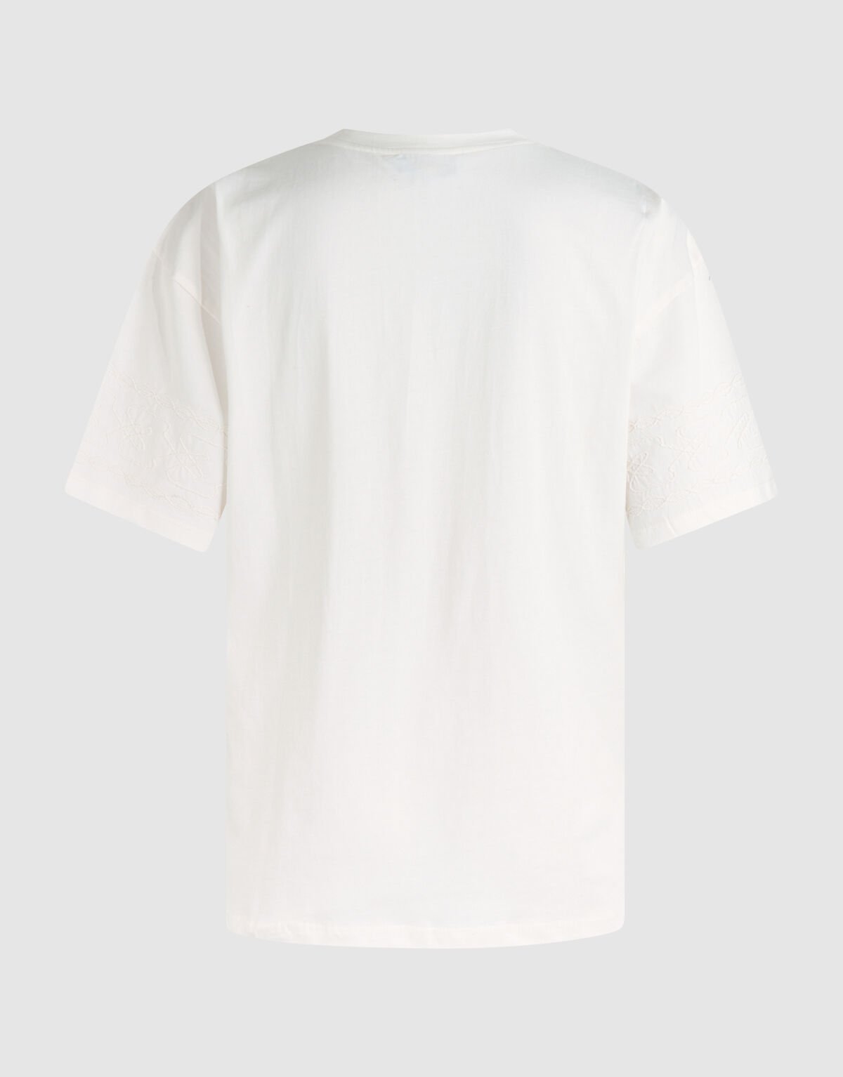 Cord Embroidery T-shirt Gebroken Wit By Fred SHOEBY WOMEN