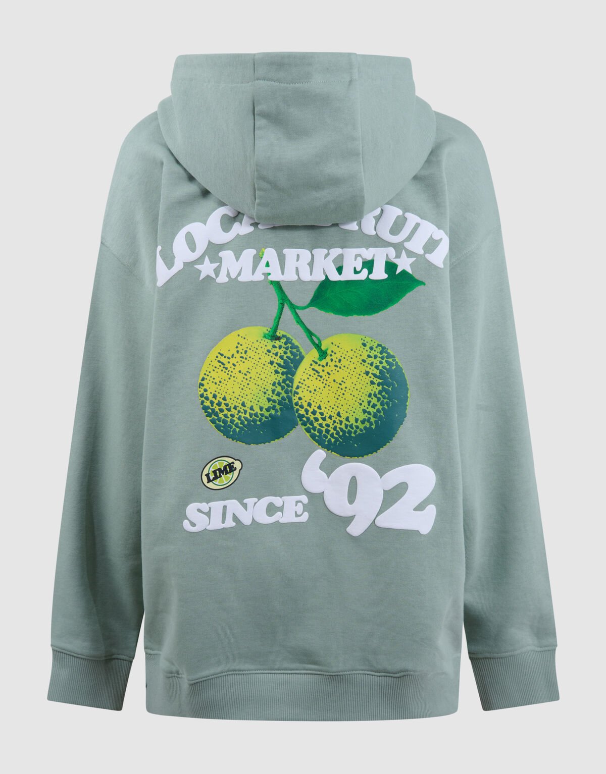 Market Artwork Hoodie Lichtgroen SHOEBY BOYS