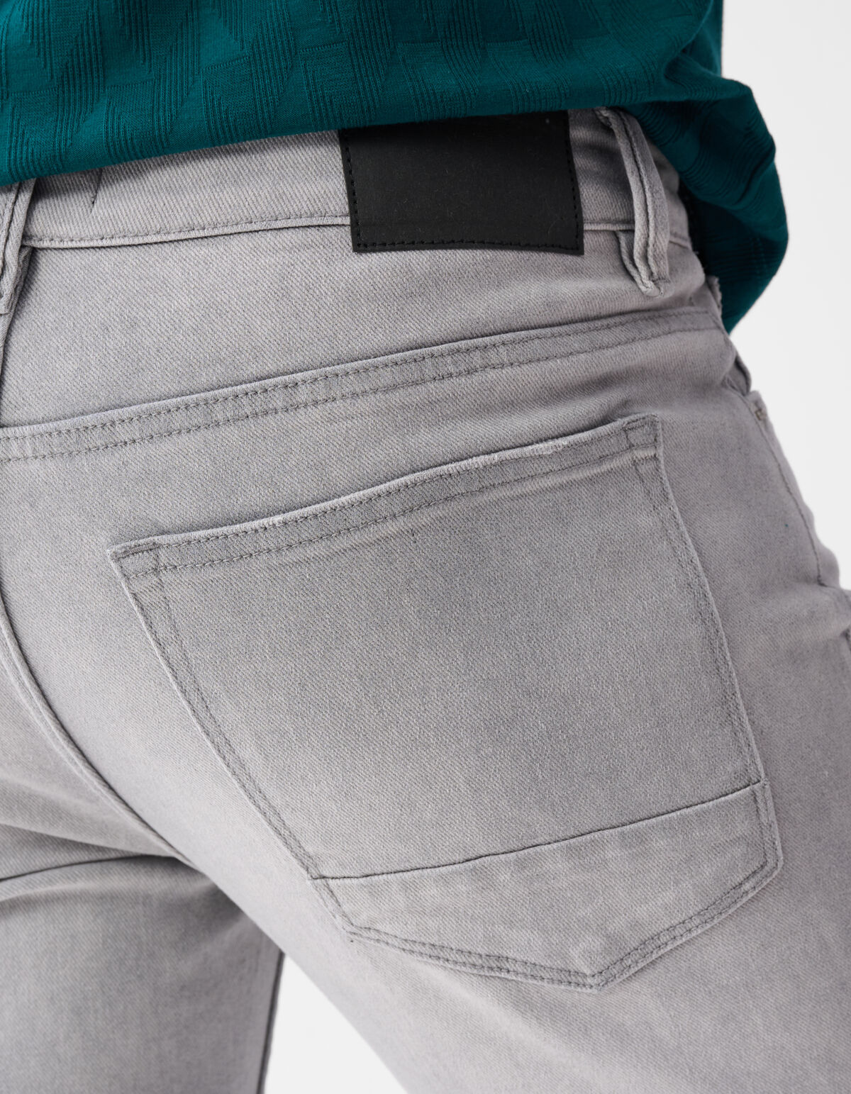 Slim Fit Jeans Lichtgrijs L32 SHOEBY MEN