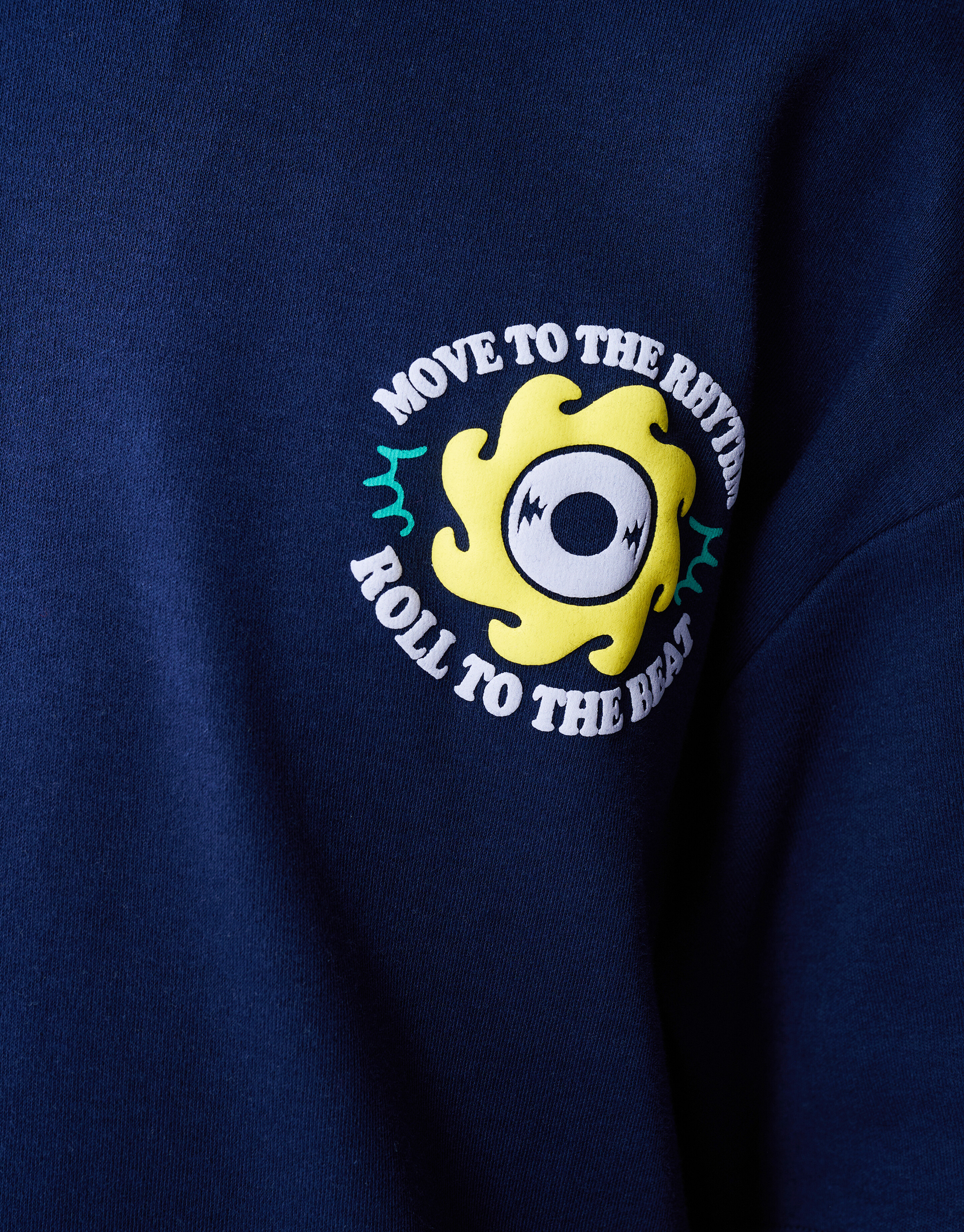 Rythm Artwork T-shirt Donkerblauw SHOEBY BOYS