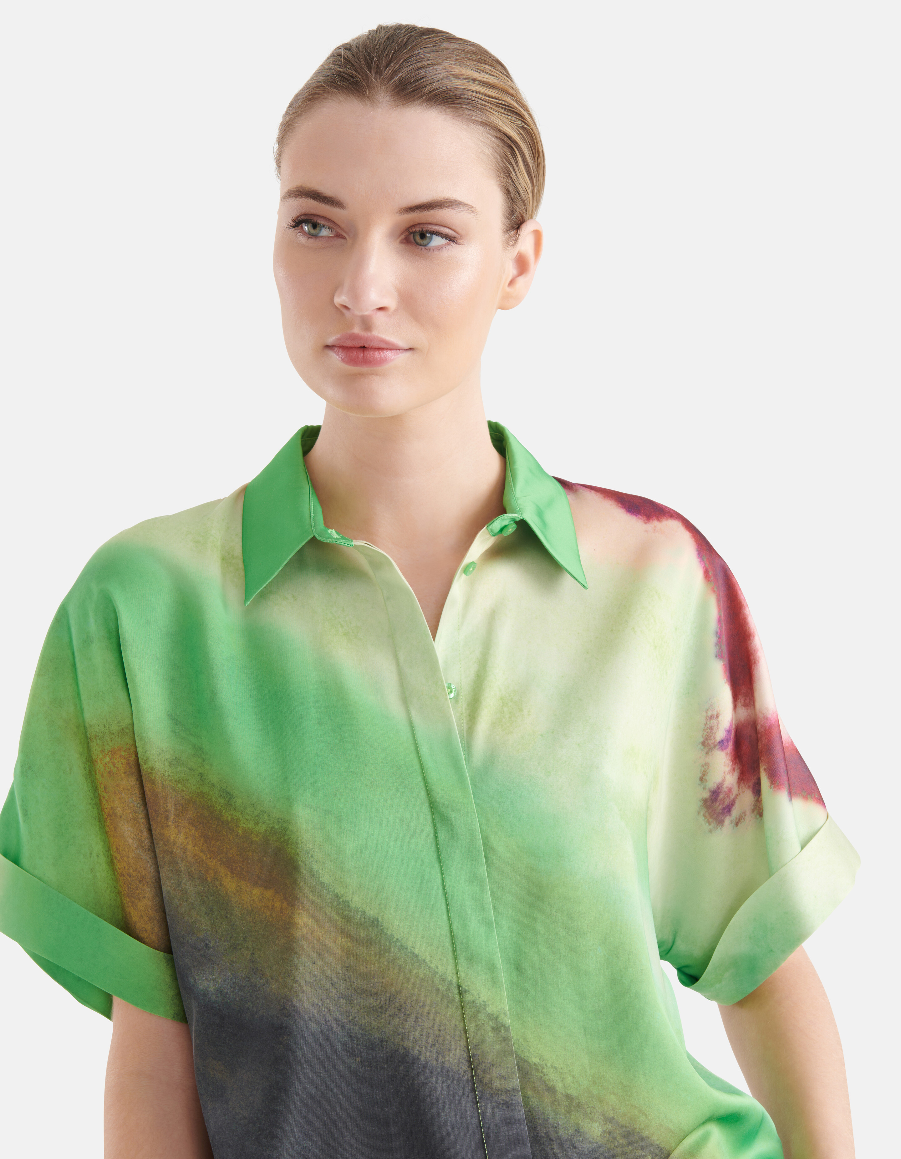 Printed Blouse Groen By Mieke SHOEBY WOMEN